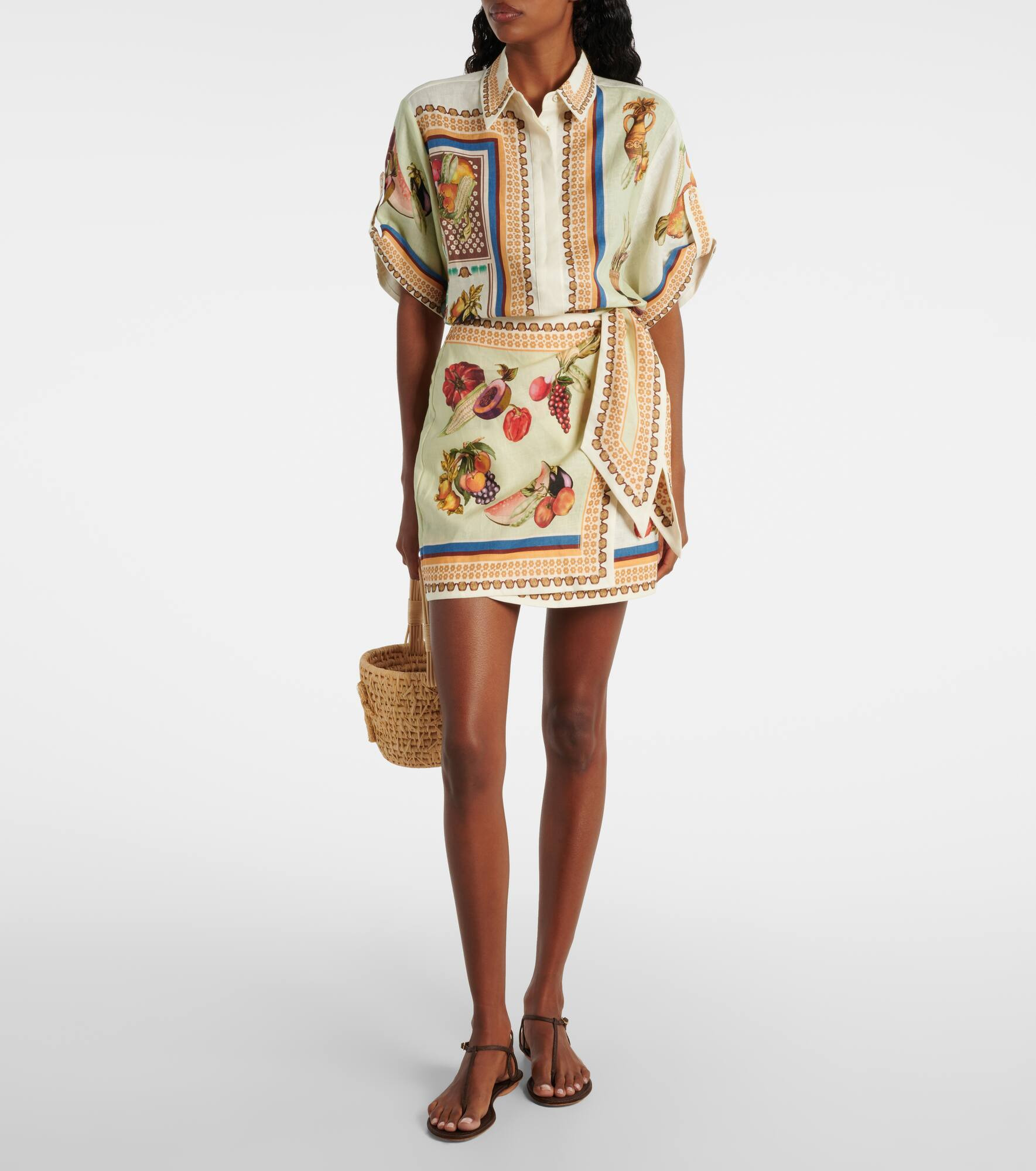 Mercado printed linen shirt - 2