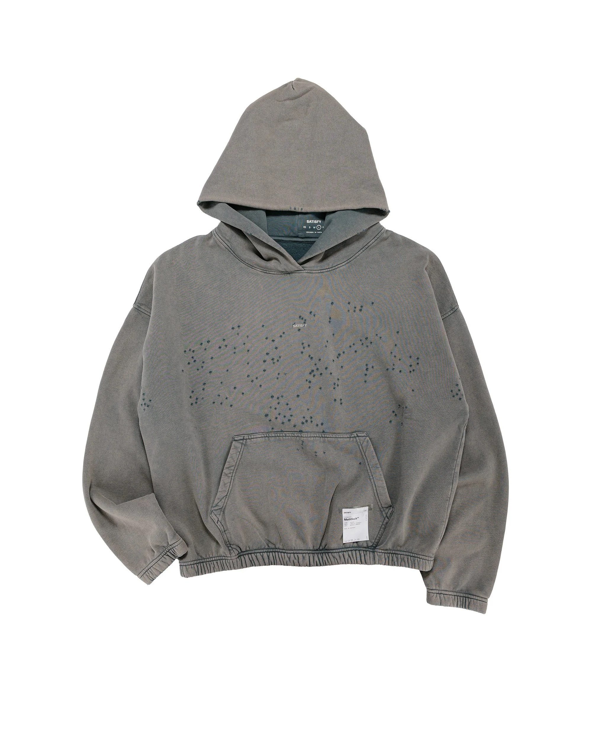 MothTech Hoodie Faded Black - 1