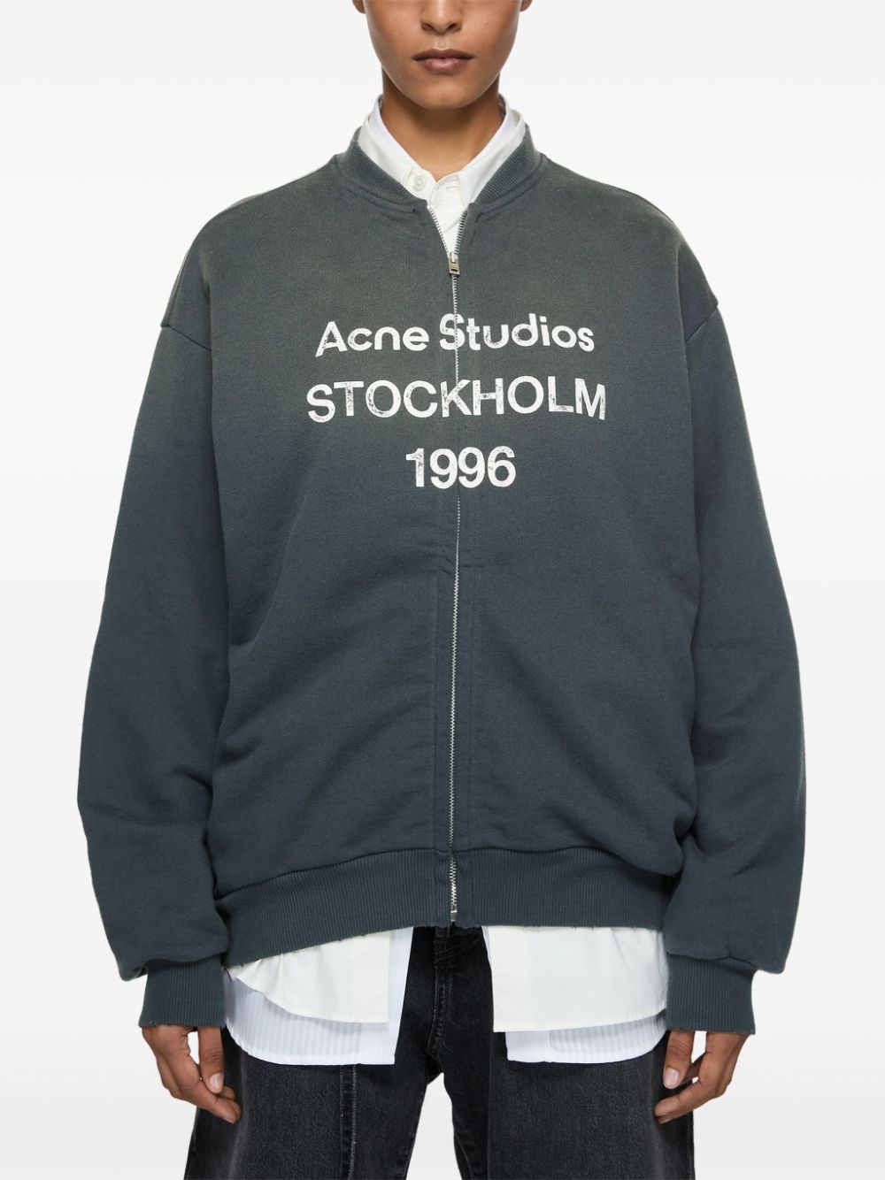 zip-up sweatshirt - 5