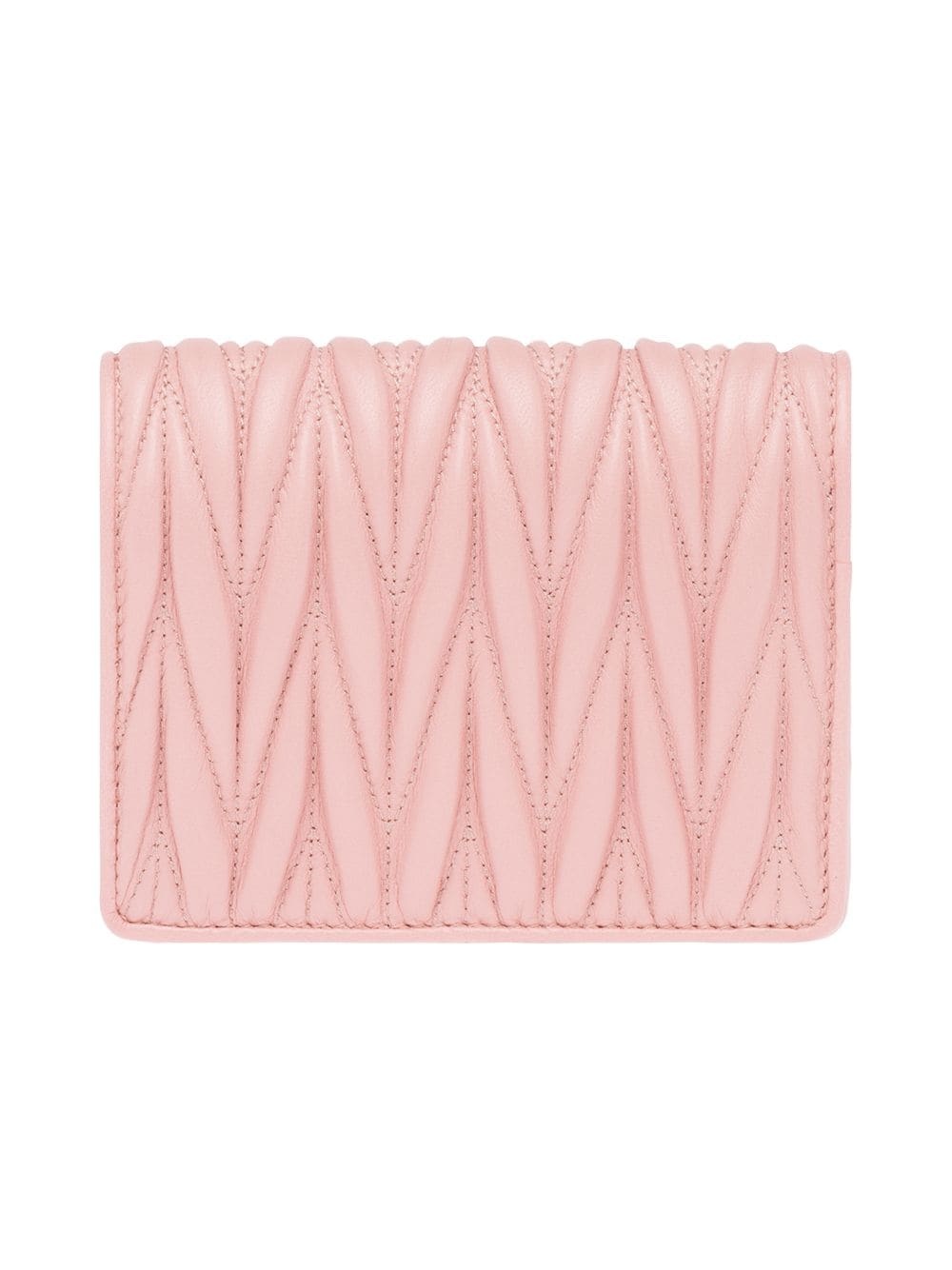 matelassé embellished billfold wallet - 4