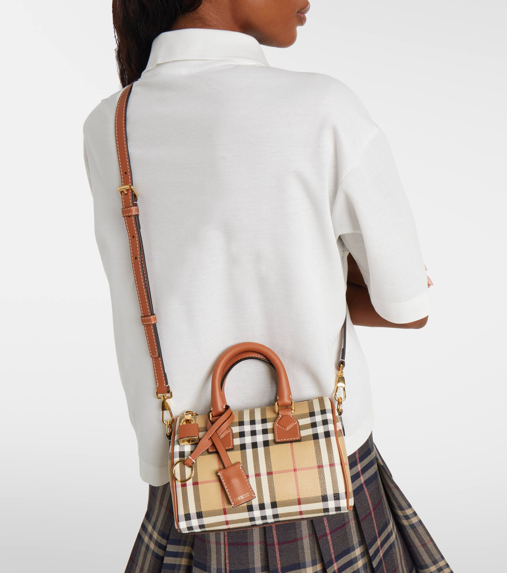Burberry Check Mini tote bag - 6