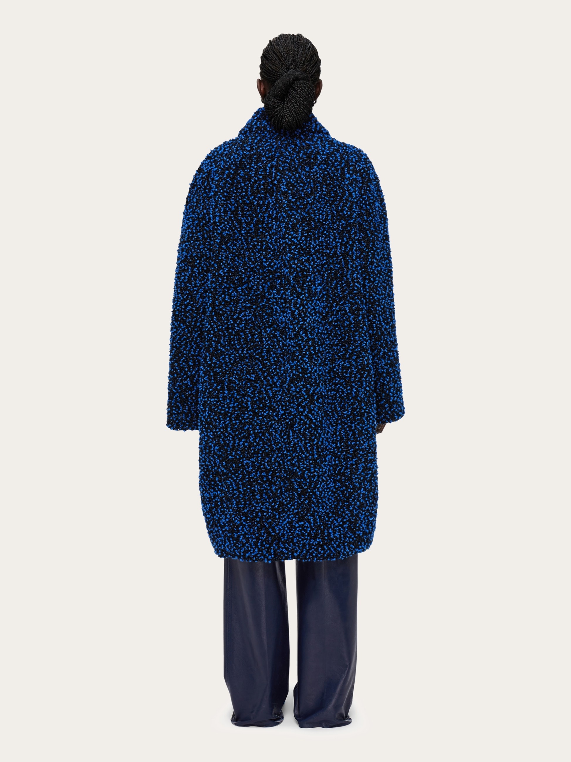 Oversize bouclé coat - 4