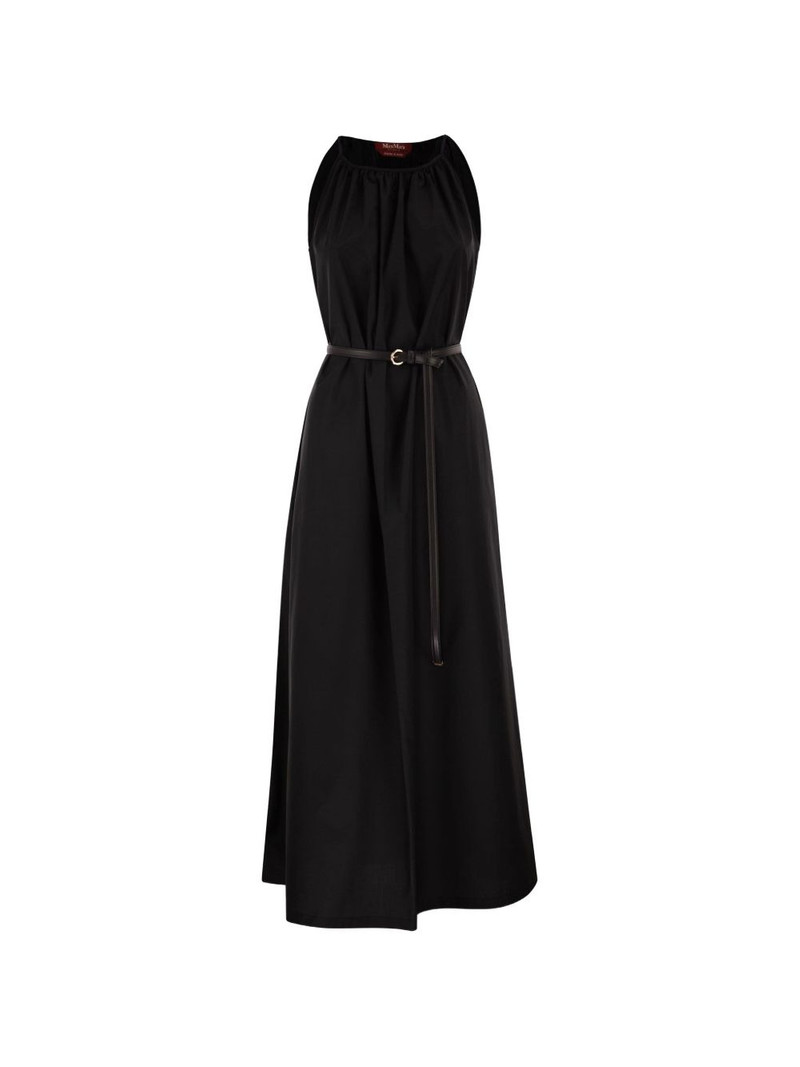 halterneck belted maxi dress 1