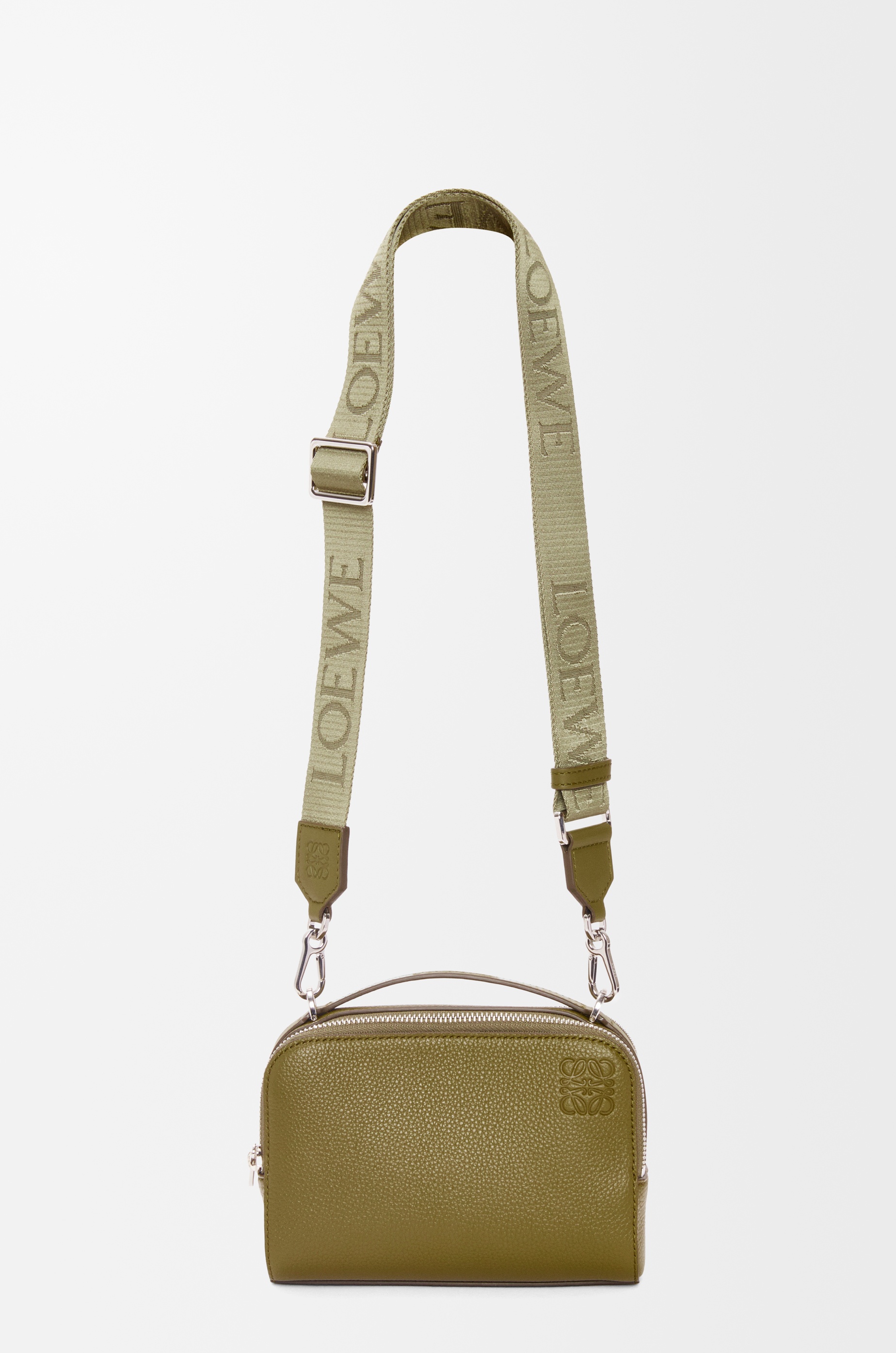 Mini Camera Crossbody bag in soft grained calfskin - 4