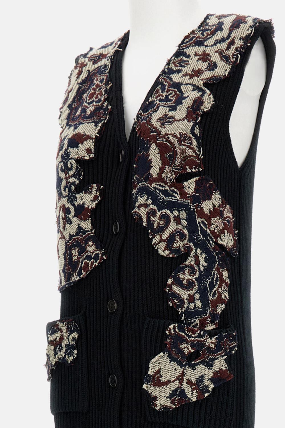 Long knitted vest - 4