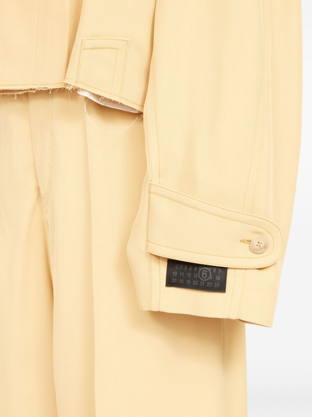 logo-patch oversized jacket - 7