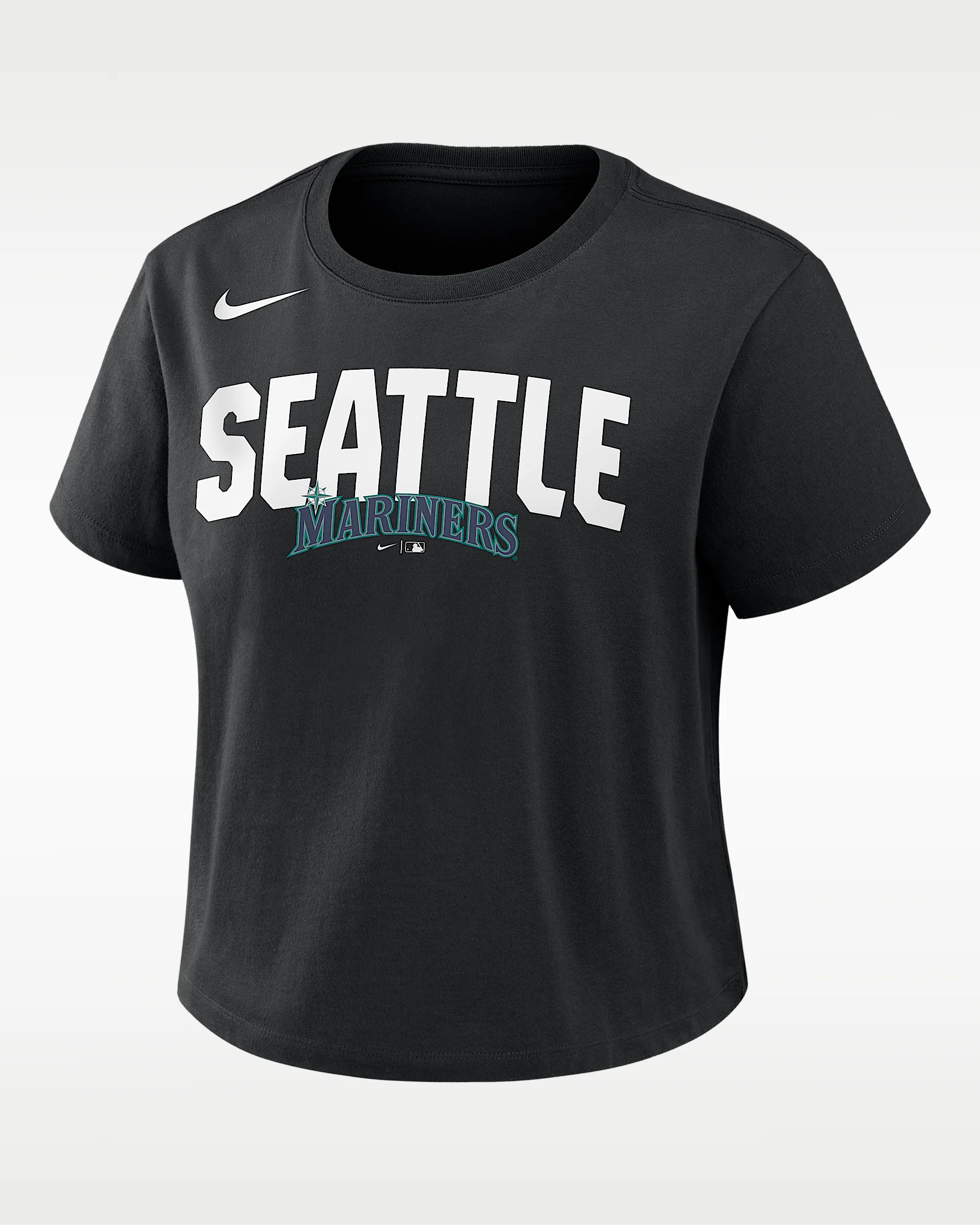 Seattle Mariners Mod Women's Nike MLB Cropped T-Shirt - 1
