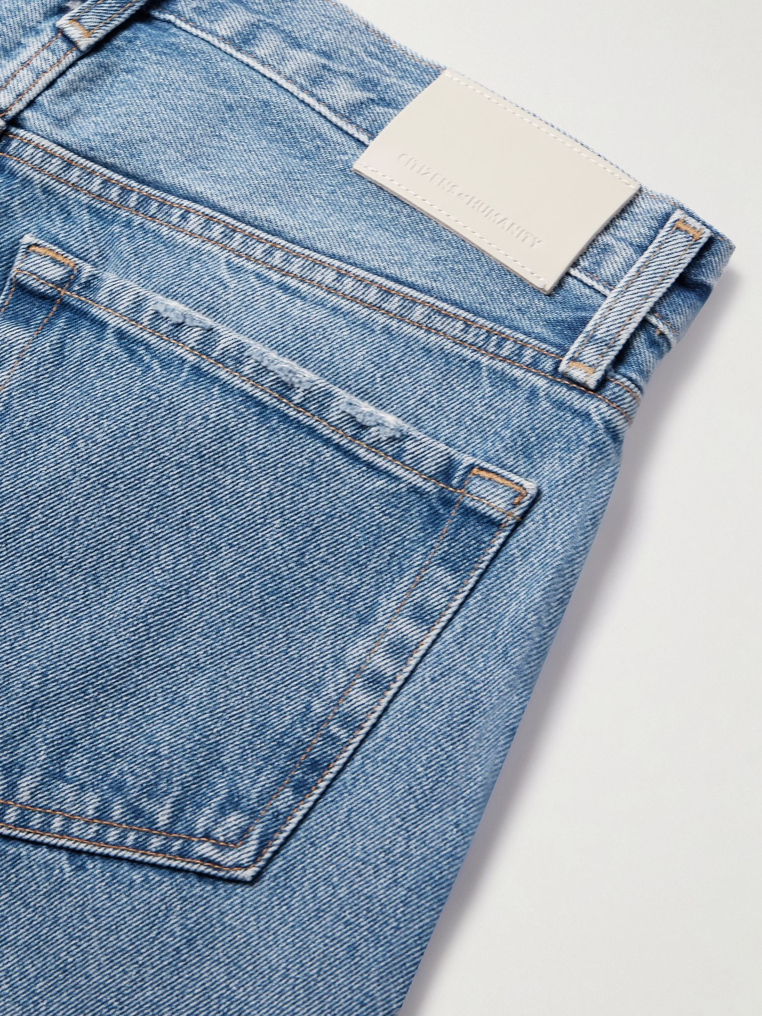 Miro mid-rise barrel-leg recycled jeans Mid denim - 5