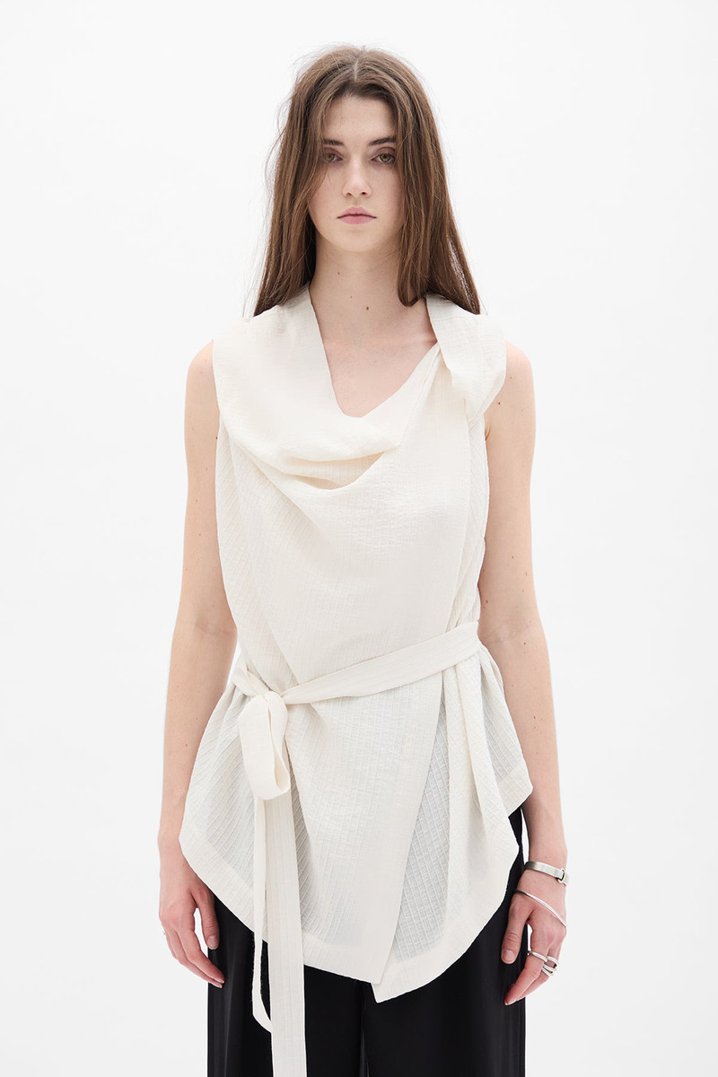 Macy Asymmetric Wrap Top 1