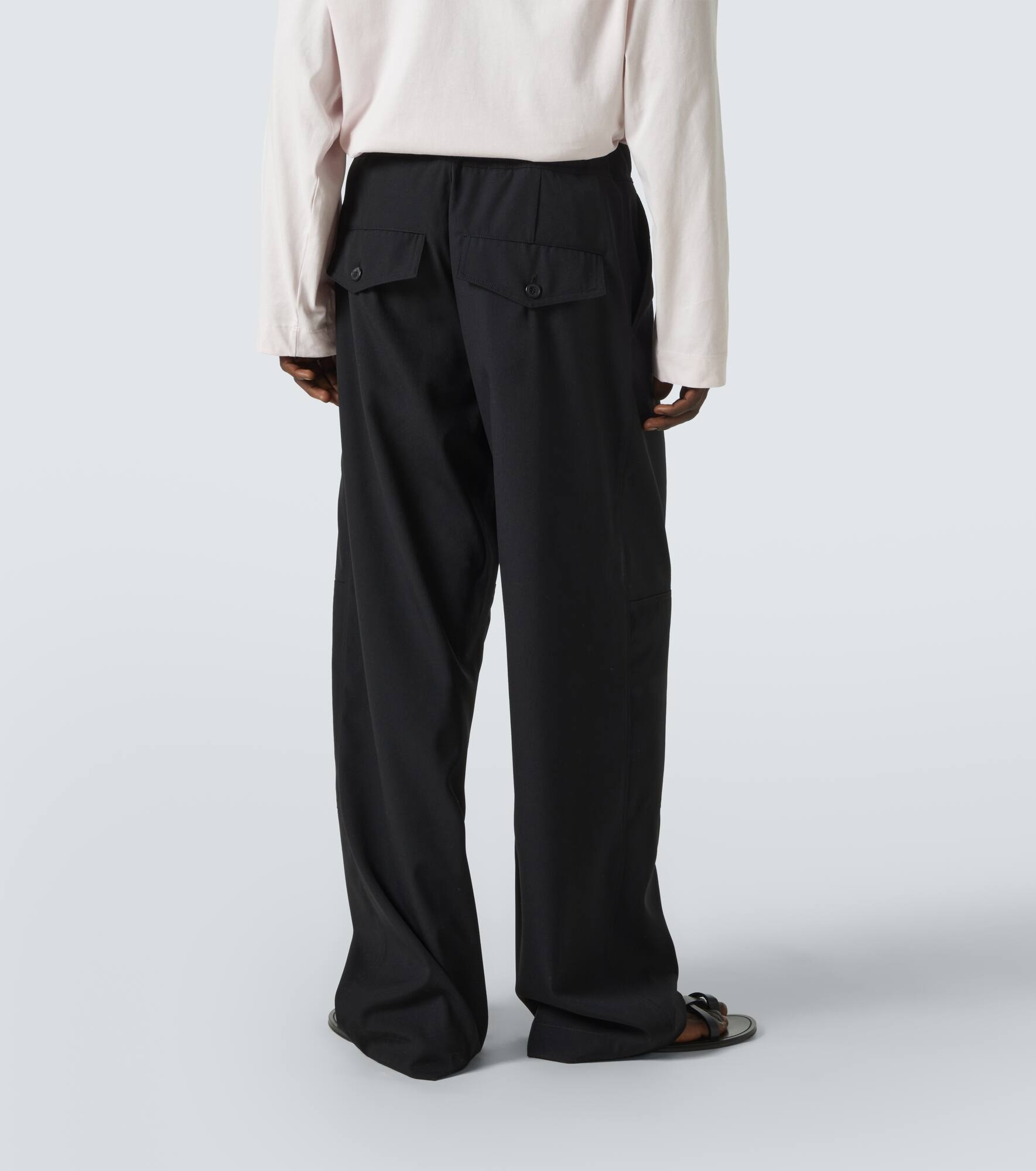 Wool sweatpants - 4