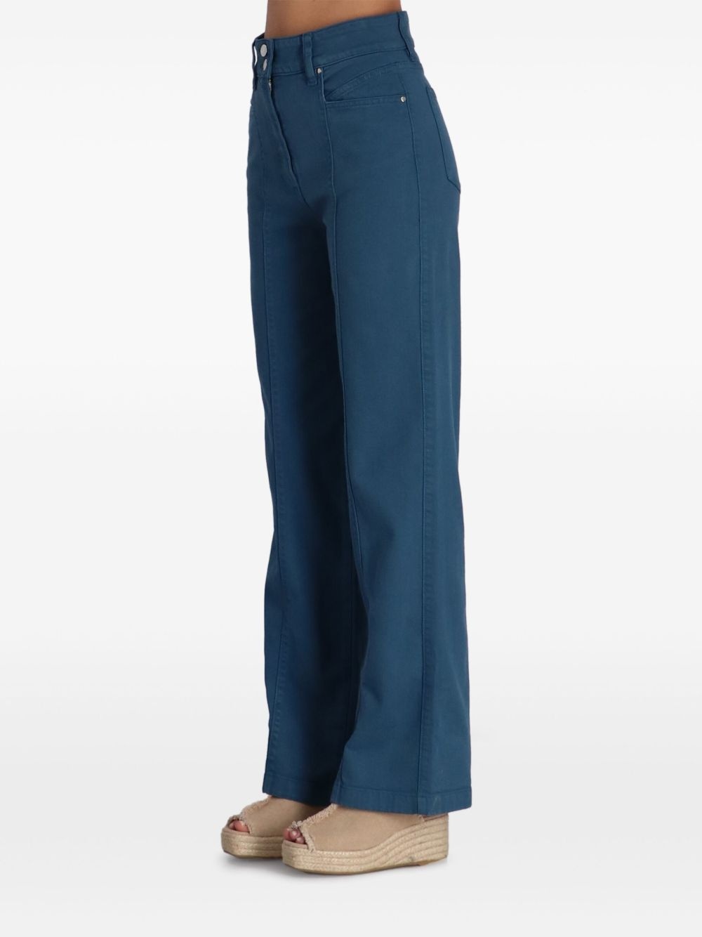 seam-detail trousers - 3