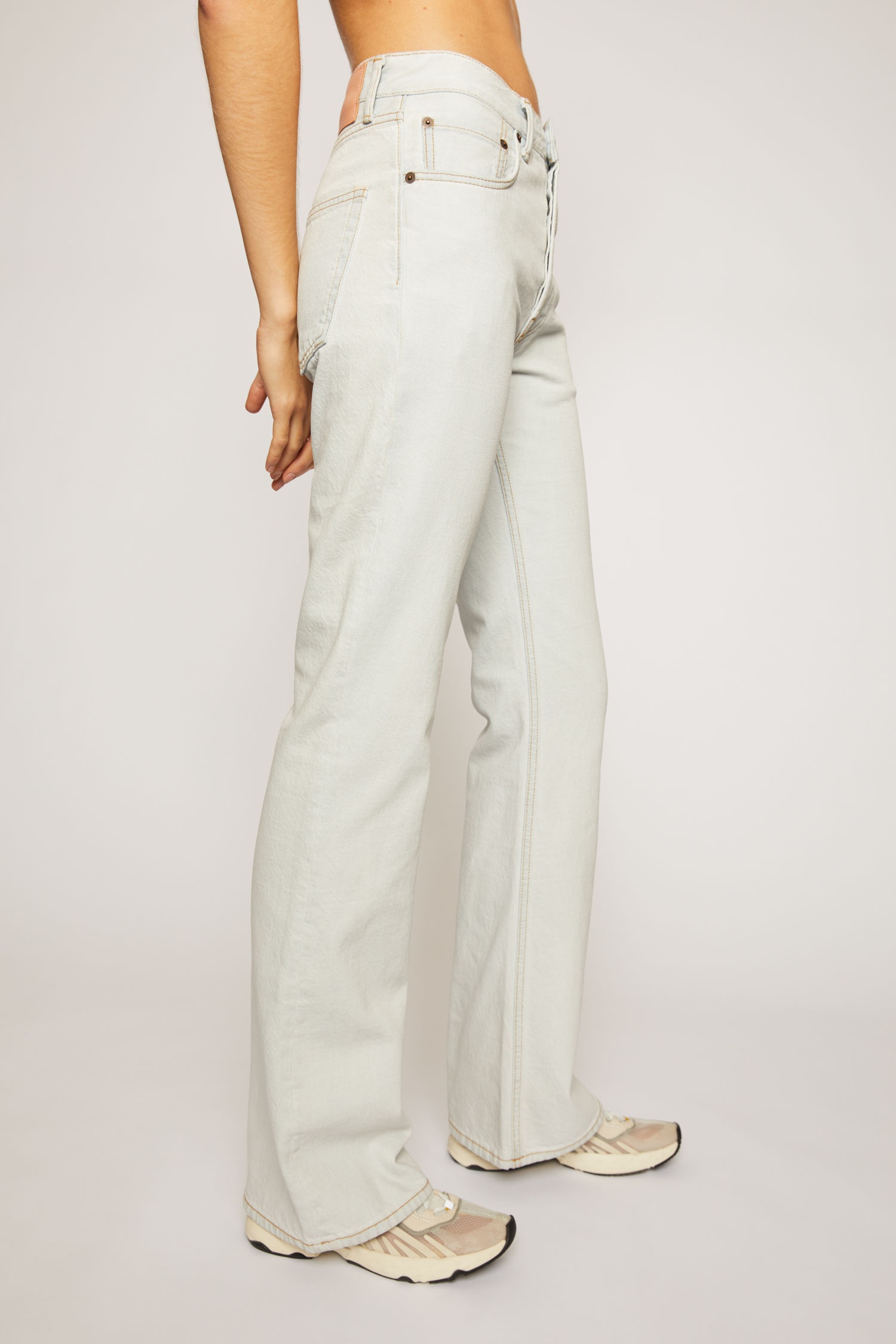 Relaxed bootcut jeans pale blue - 3