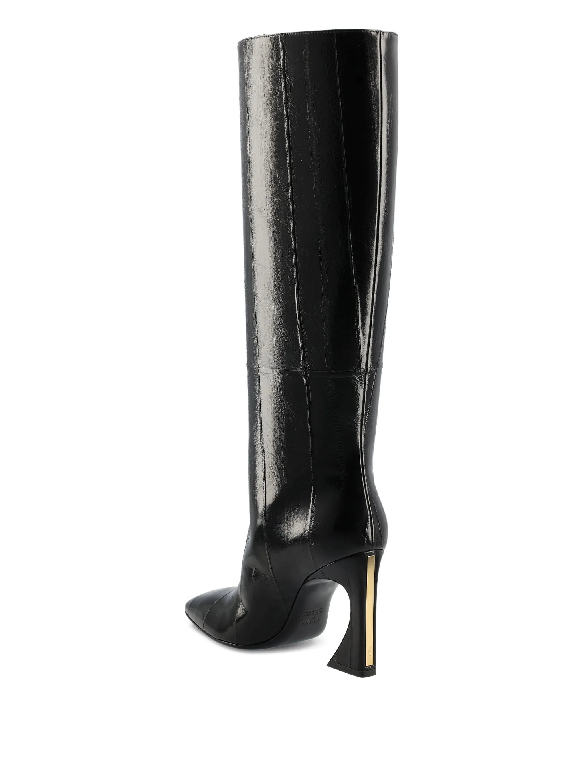 Fendi 95mm Arco Panelled Knee-high Boots - 4
