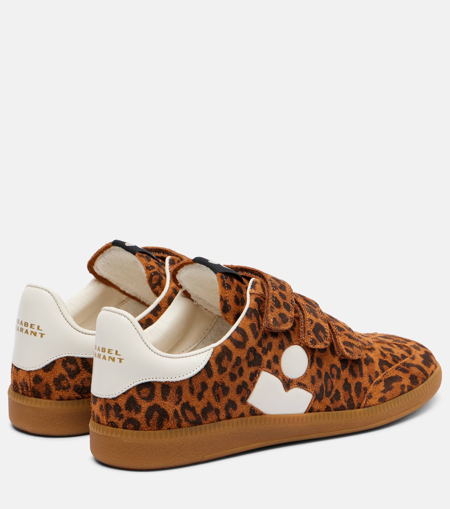 Beth leopard-print suede sneakers - 2