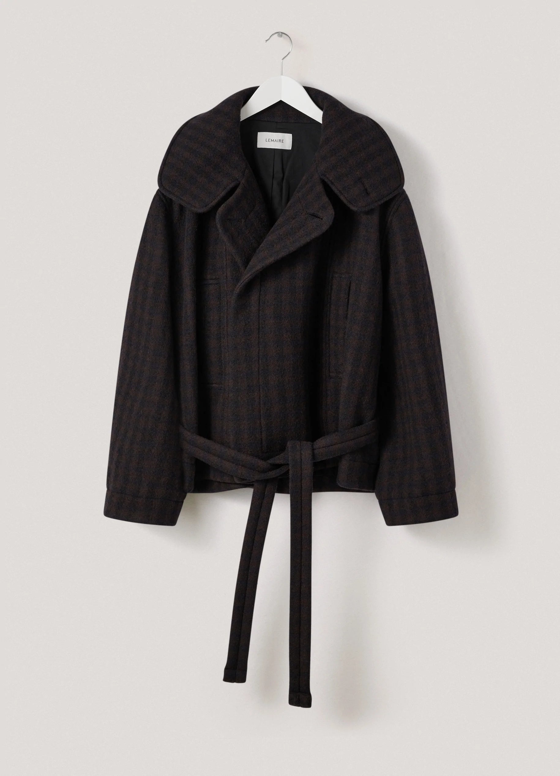SHORT BATHROBE COAT
HEAVY WOOL - 1