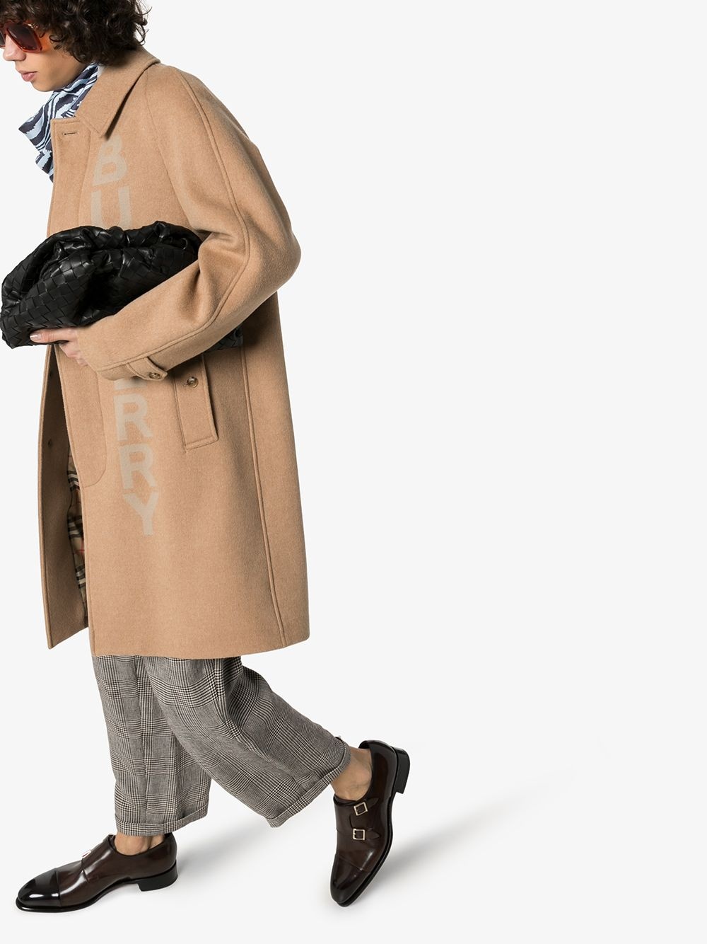 double strap leather monk shoes - 2