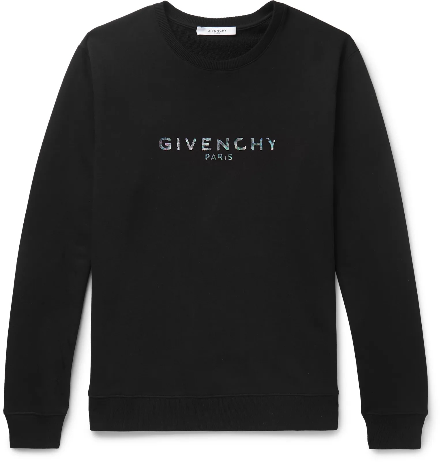 Logo-Print Loopback-Cotton Jersey Sweatshirt - 1