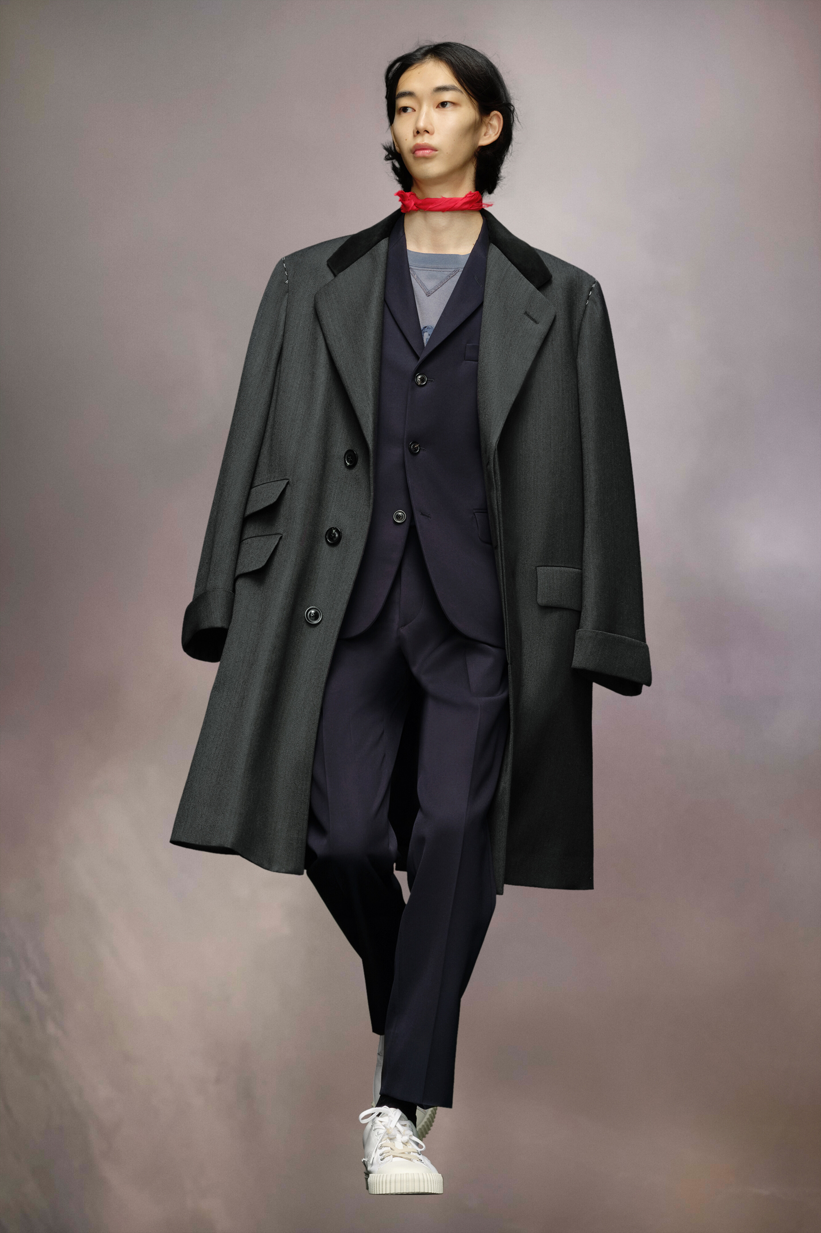 work-in-progress wool coat - 1