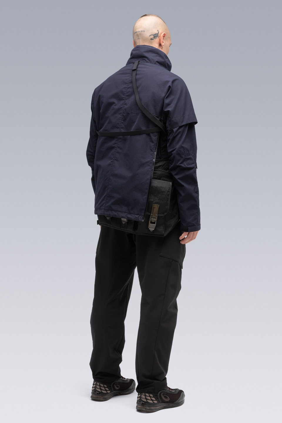 P37-DS schoeller® Dryskin™ Articulated Cargo Trouser Black - 7