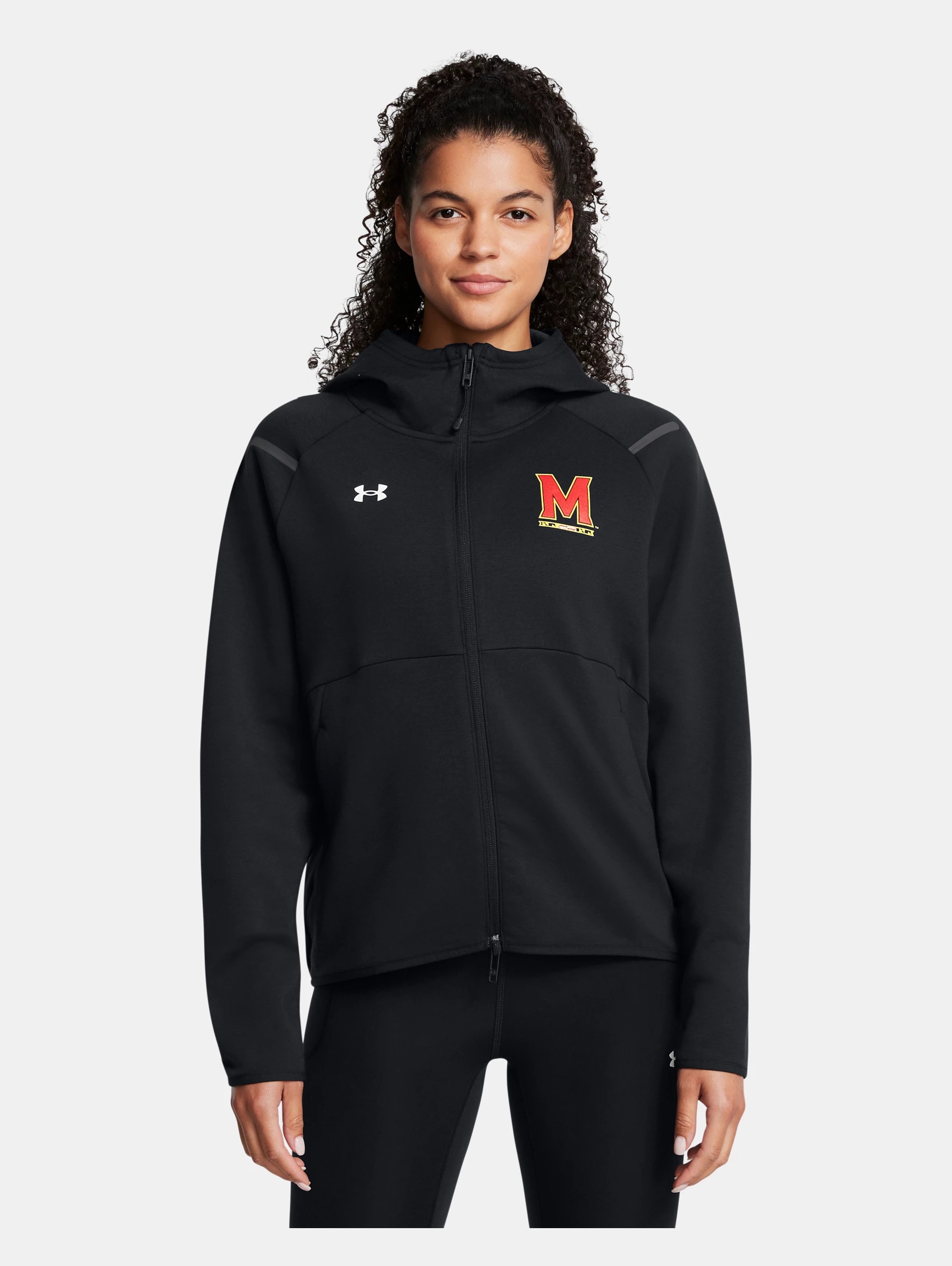 Women's UA Unstoppable Fleece Collegiate Jacket - 2