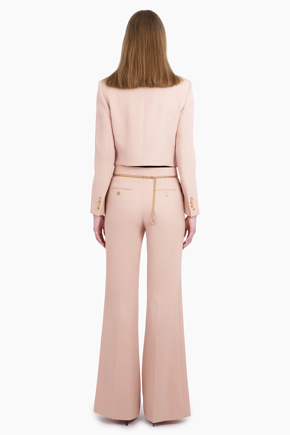 FRONT COLLAR DETAIL CROP JACKET | CLAY PINK - 5