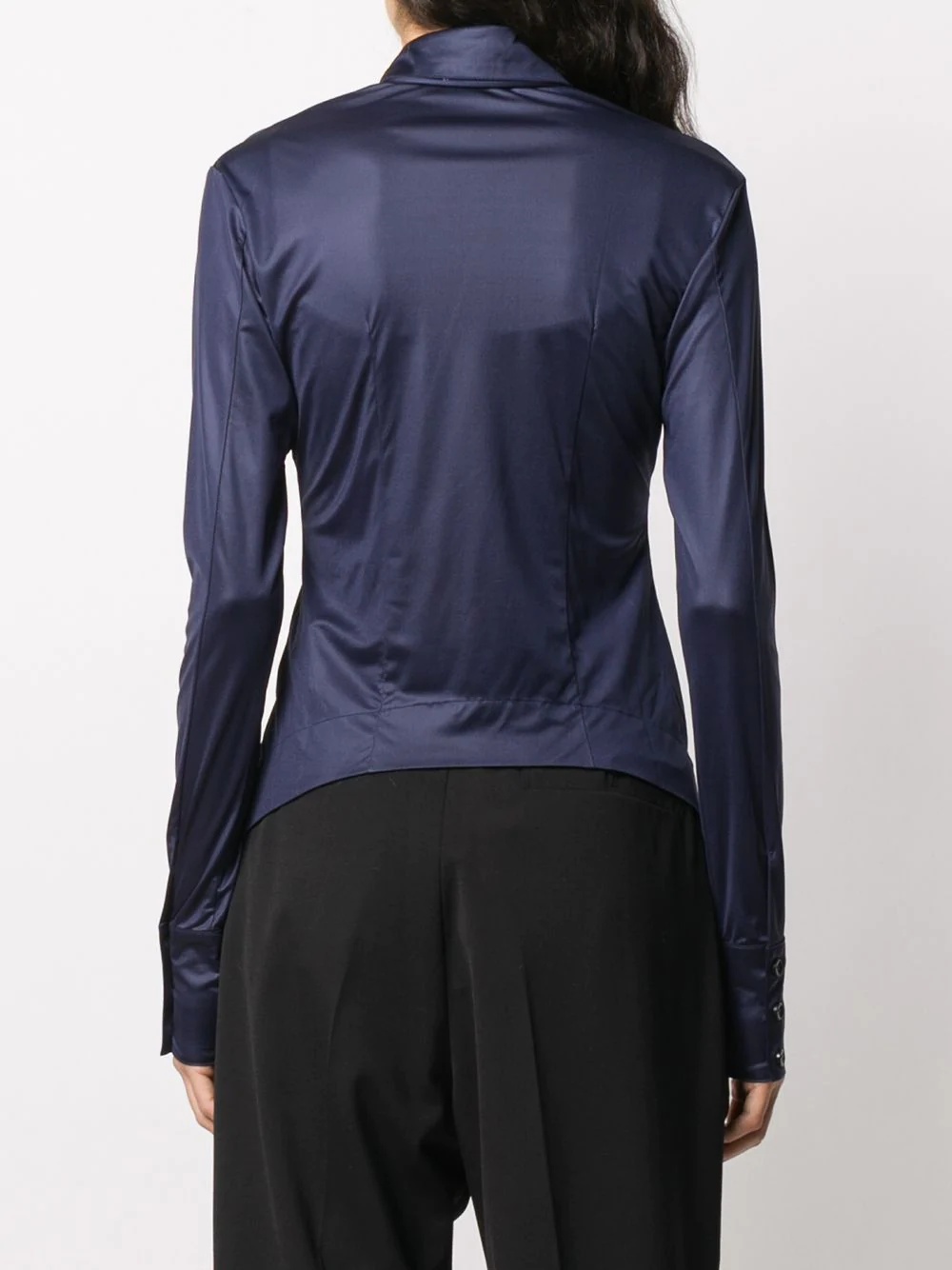 fitted long-sleeve shirt - 4