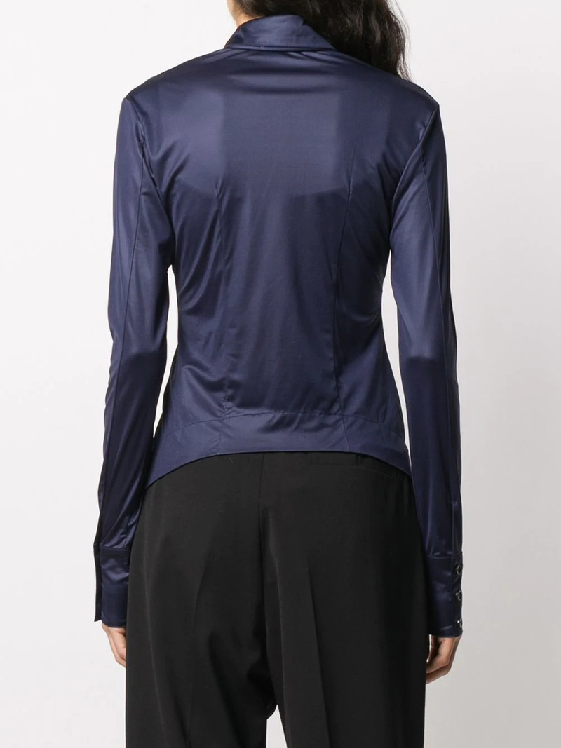 fitted long-sleeve shirt 4
