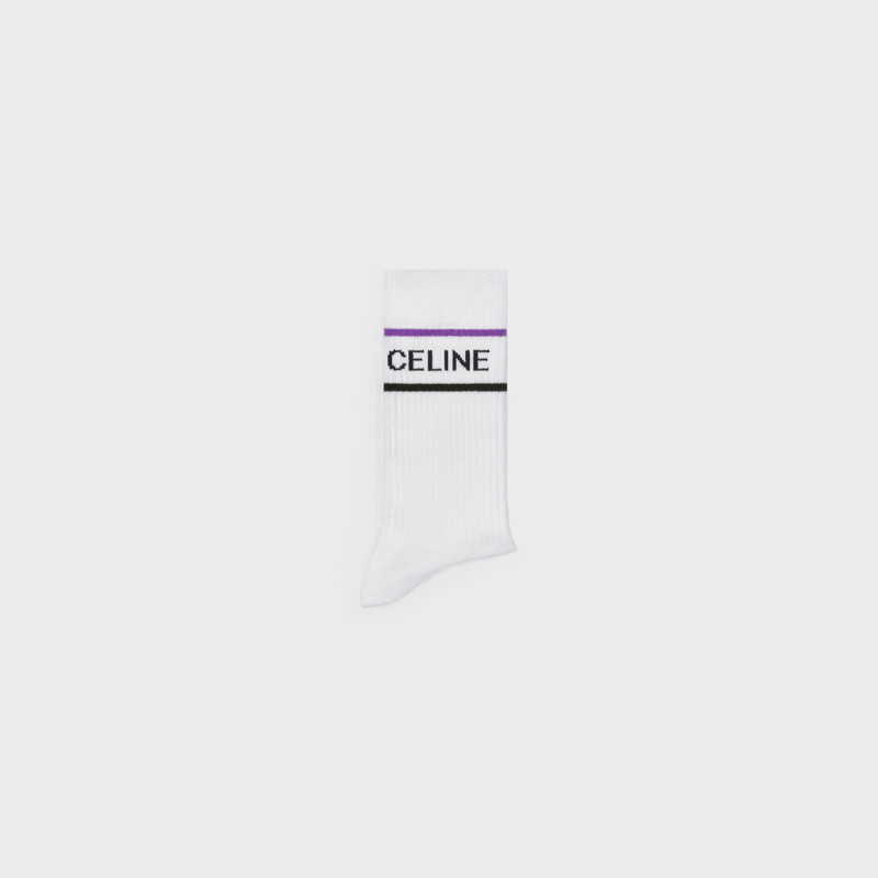 CELINE CELINE SOCKS IN STRIPED COTTON outlook