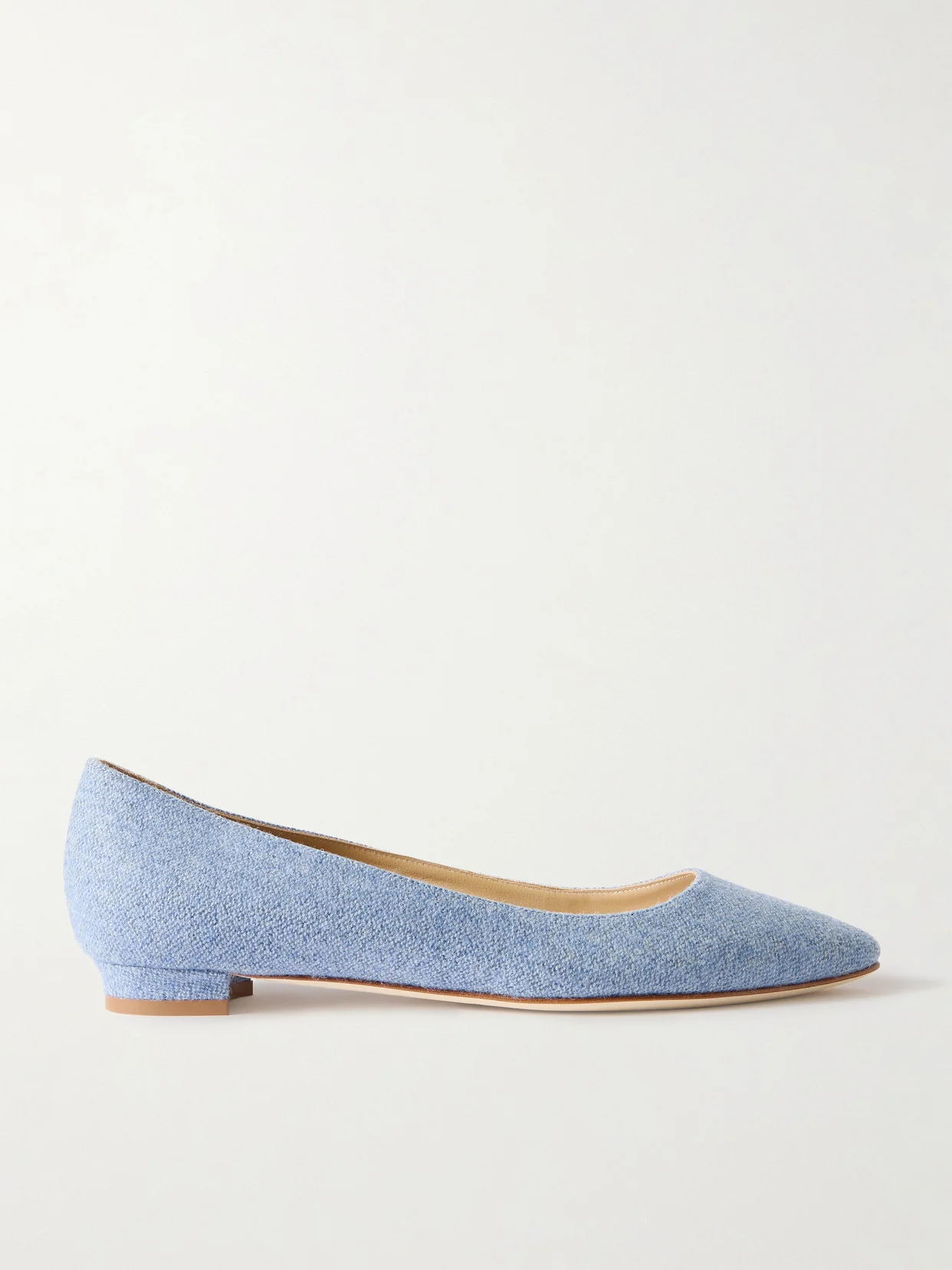 Tweed Ballerina Flats - 1