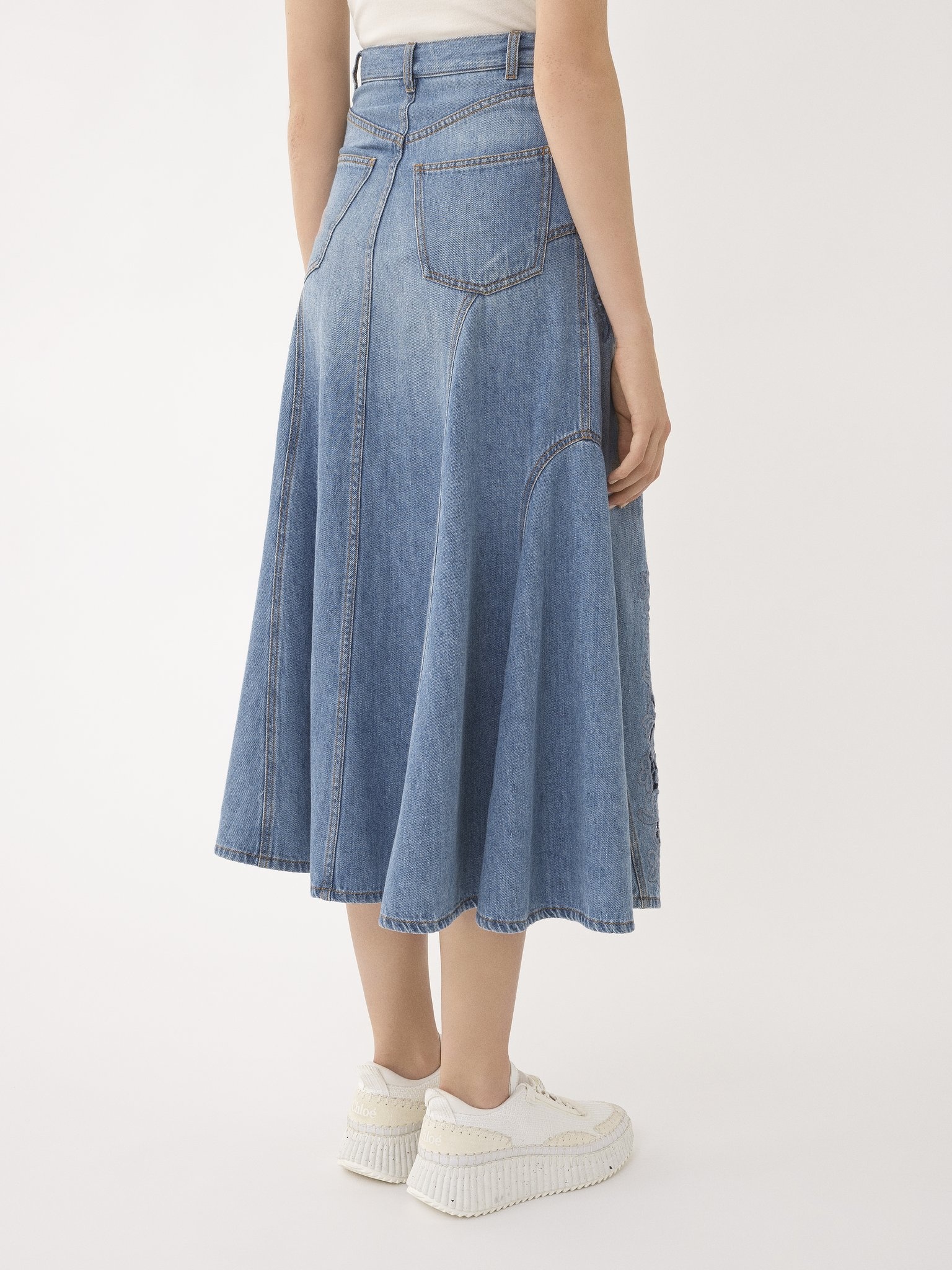 FLARE MIDI SKIRT - 5
