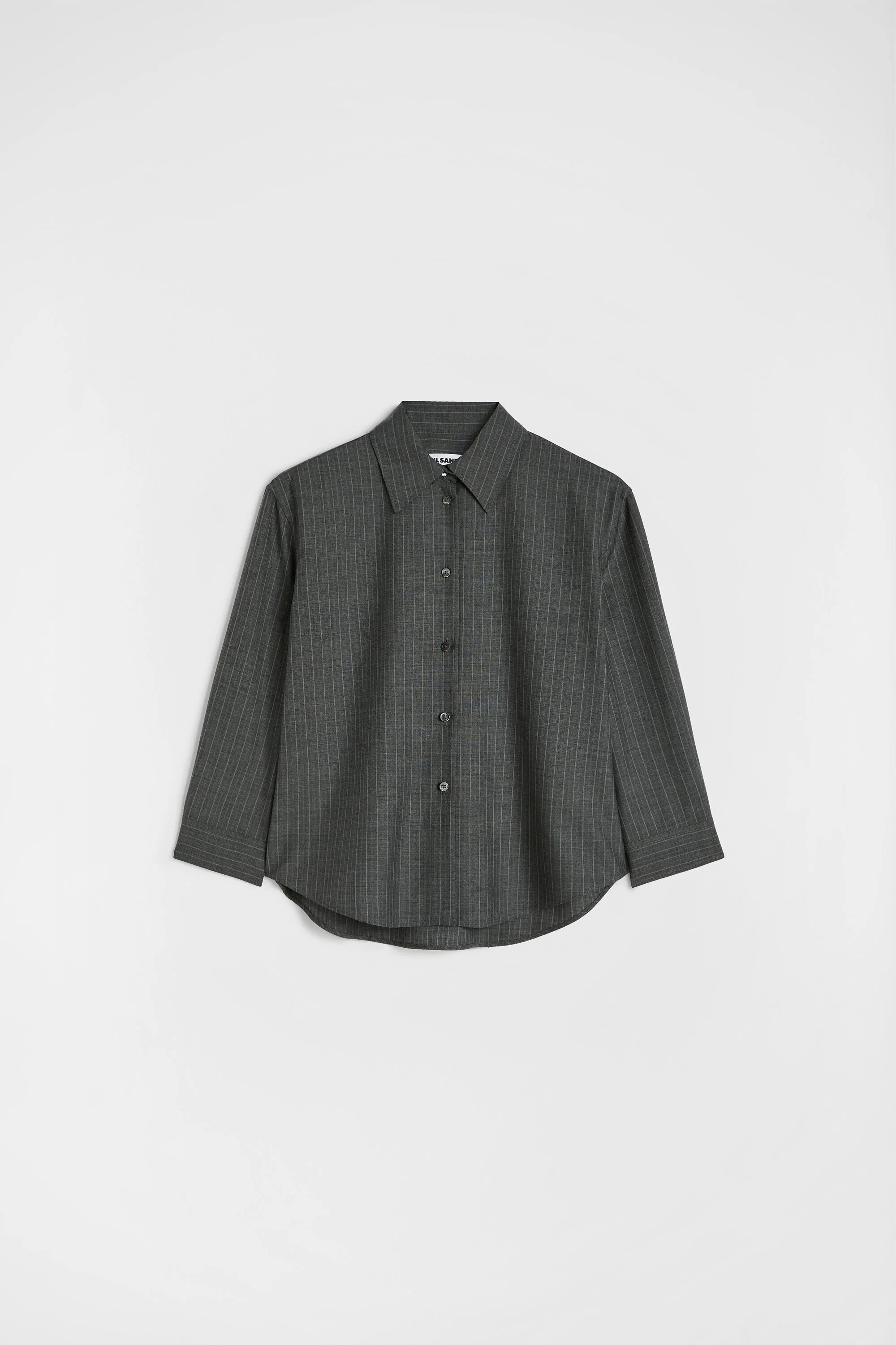 Wool Pinstripe Shirt - 1