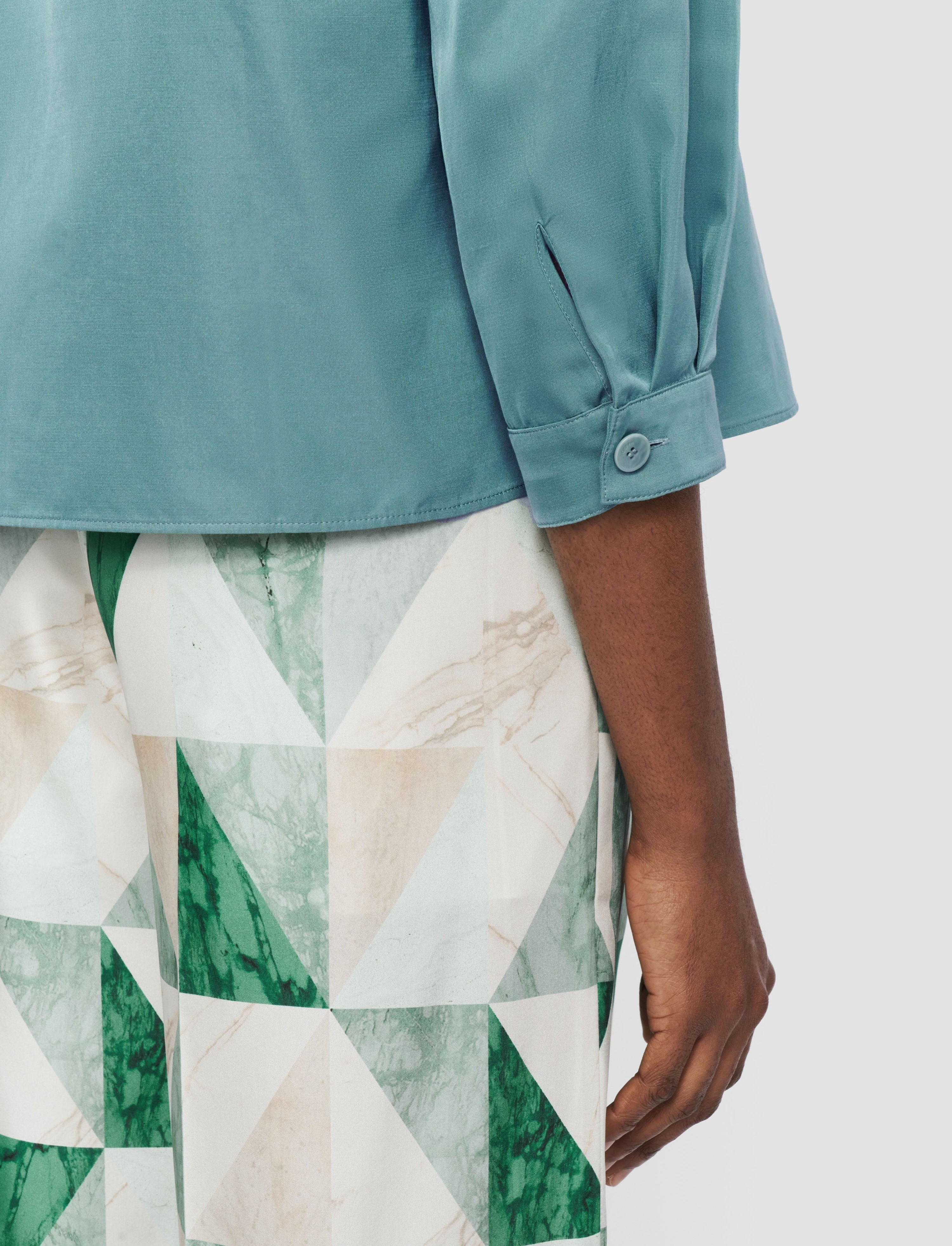 Satie Soft Cotton Silk Shirt - 5