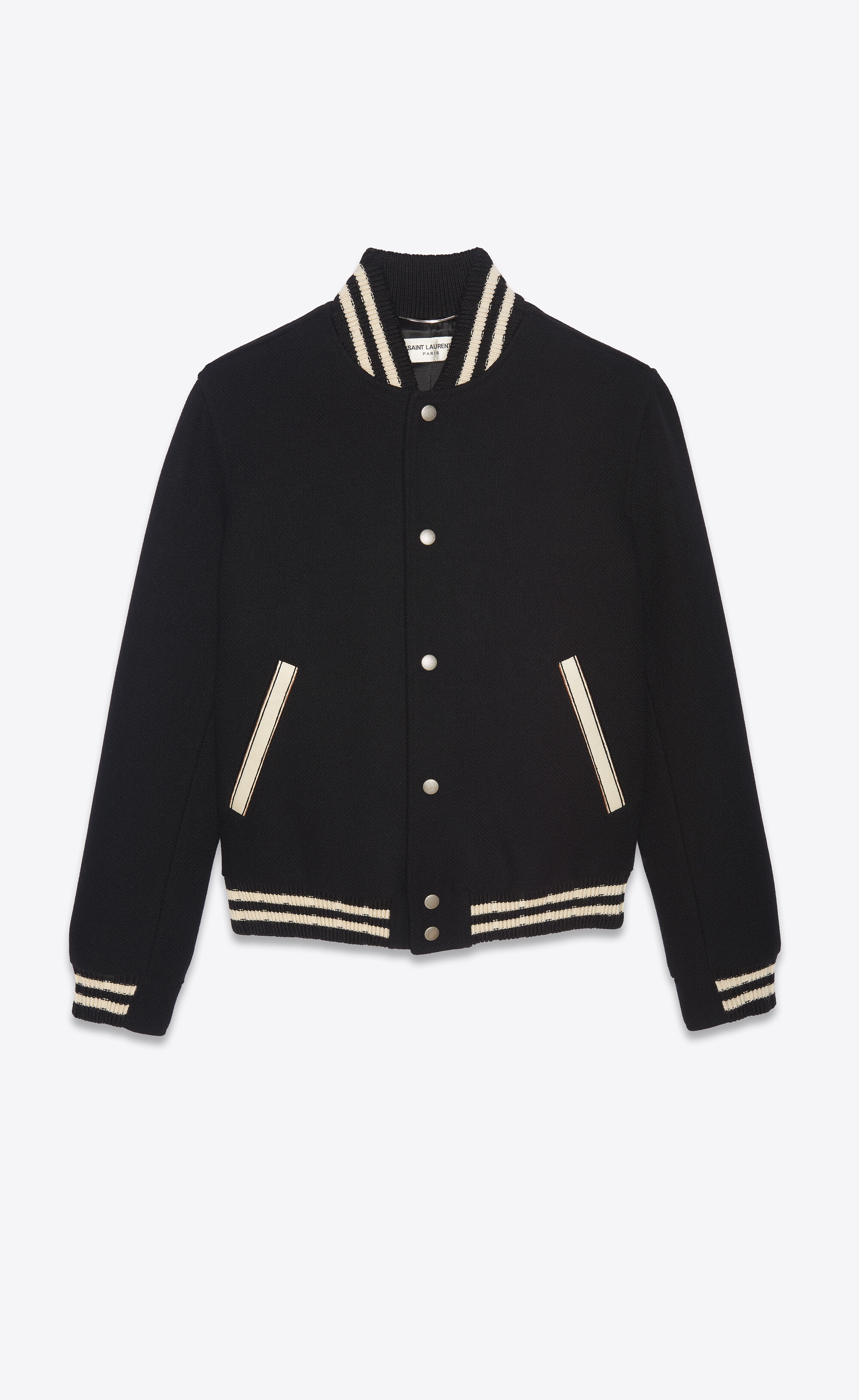 saint laurent teddy jacket in wool - 2