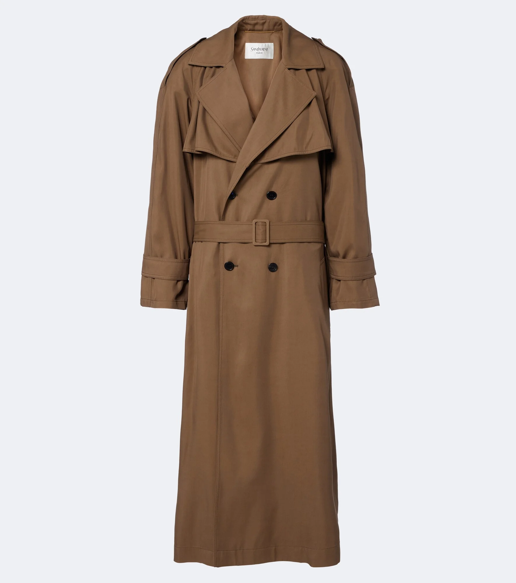 Oversized double-breasted trench coat - 1