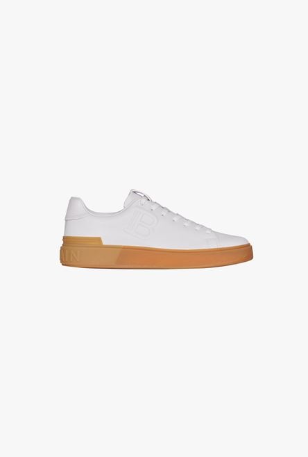 Smooth white leather B-Court sneakers - 1