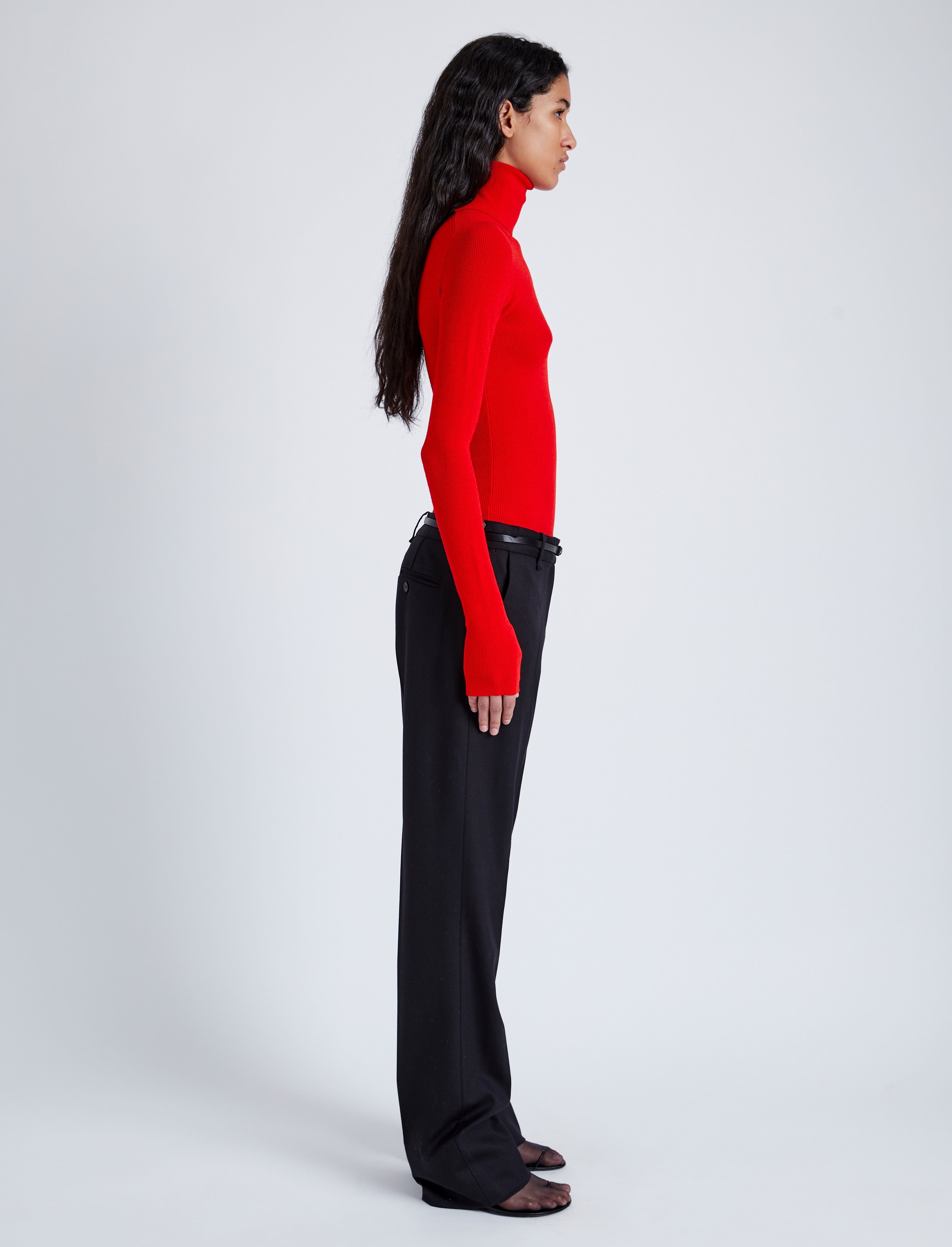 Fox Top In Matte Viscose Rib - 4