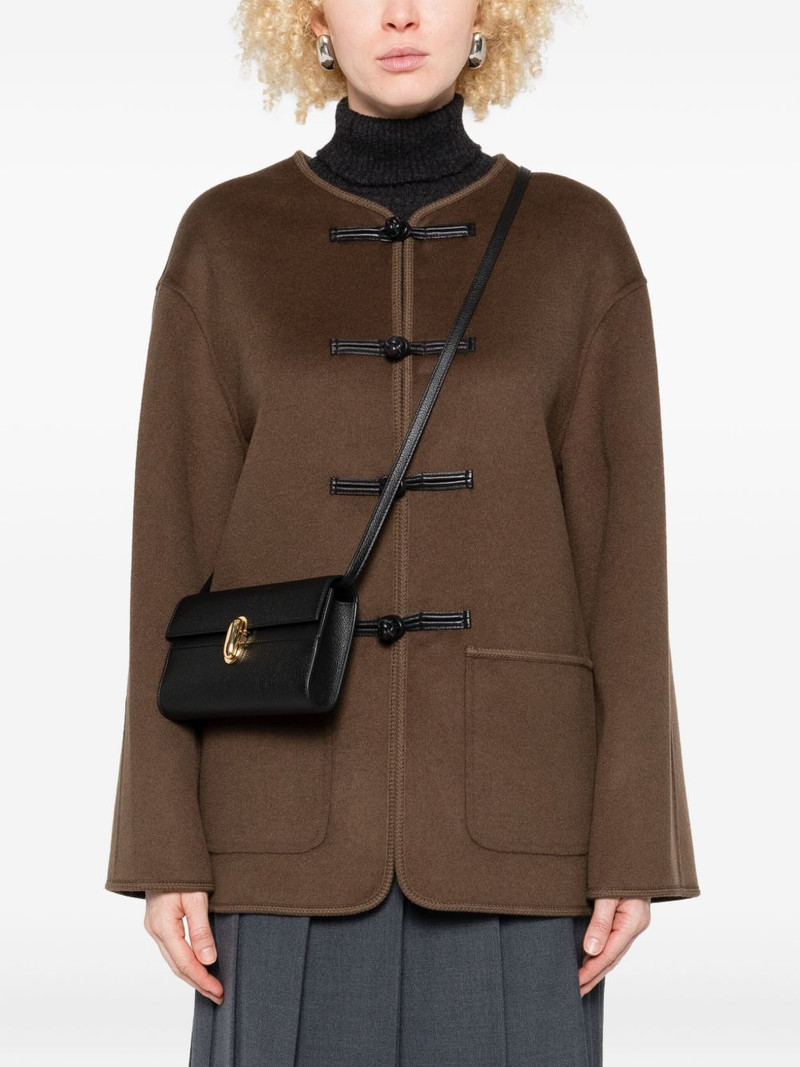 SAVETTE Symmetry leather crossbody bag outlook