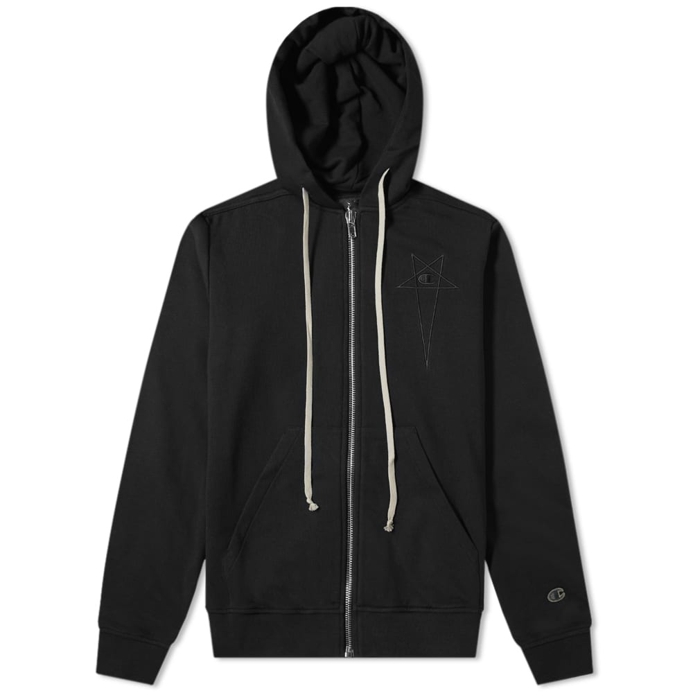 Rick Owens X Champion Jasons Zip Hoody - 1