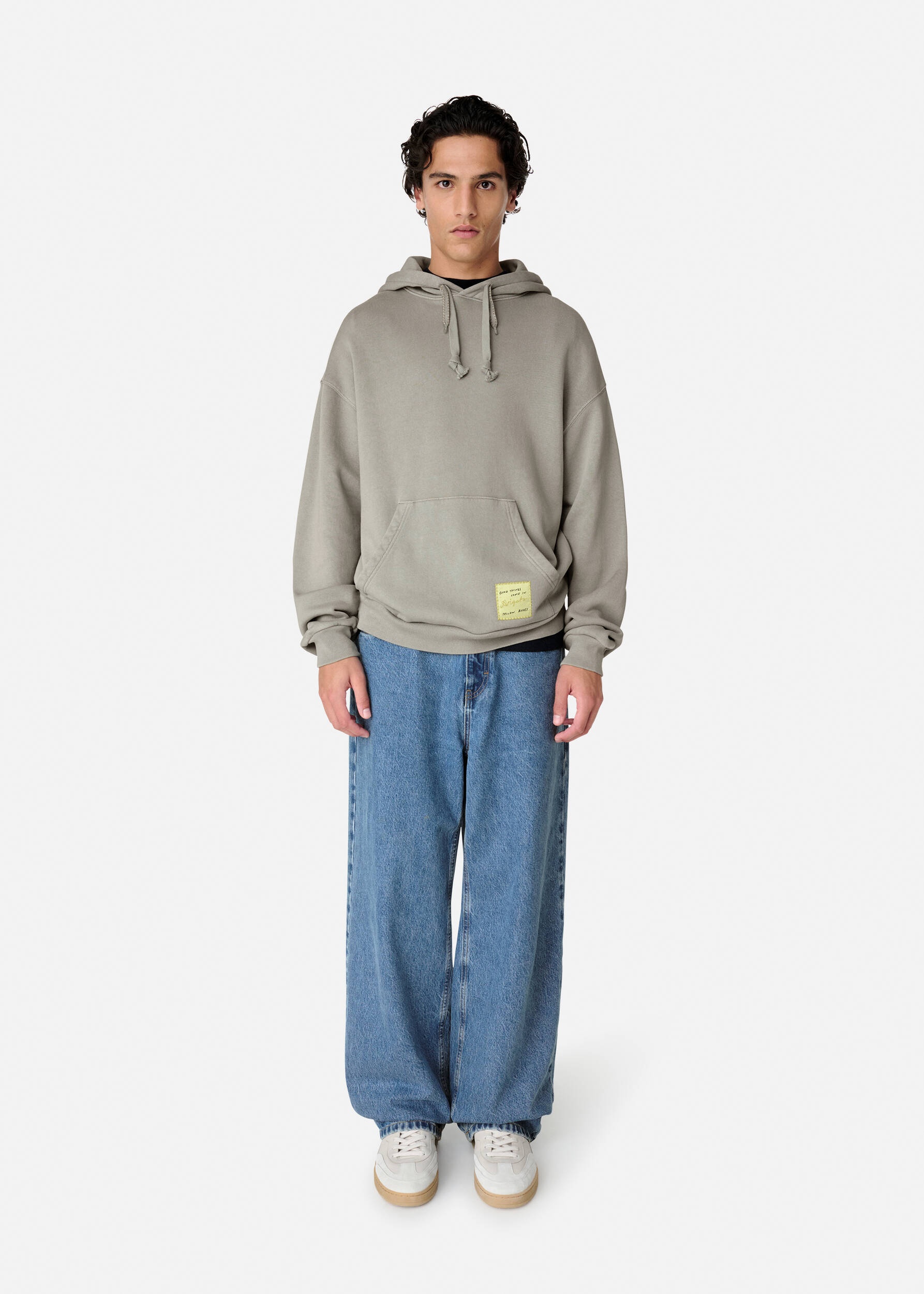 Patch Washed Hoodie - 4