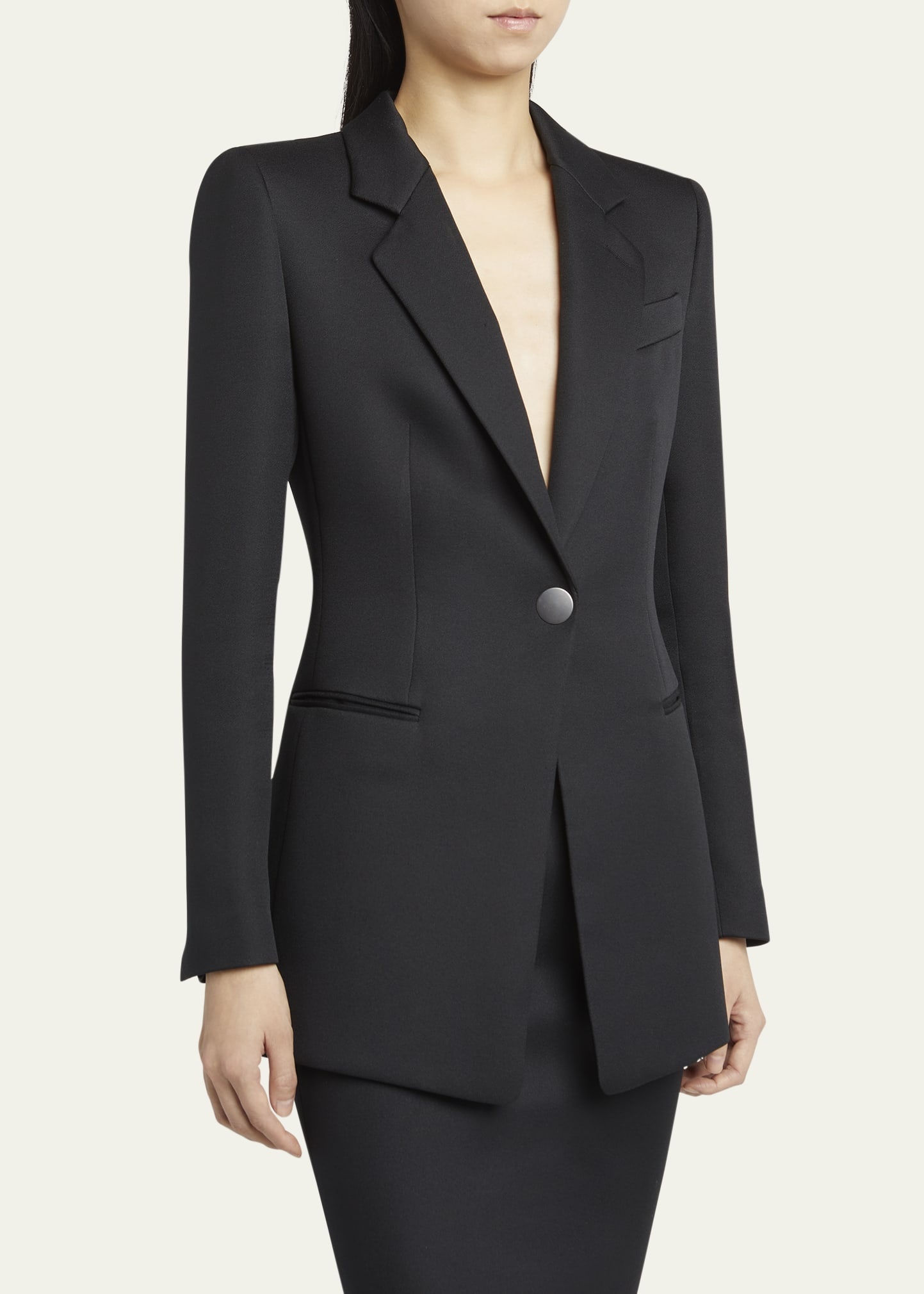 Techno Scuba One-Button Blazer - 4