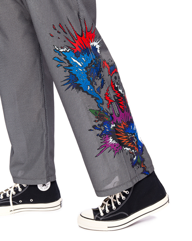 Mesh Trackpants Knit Silver 5