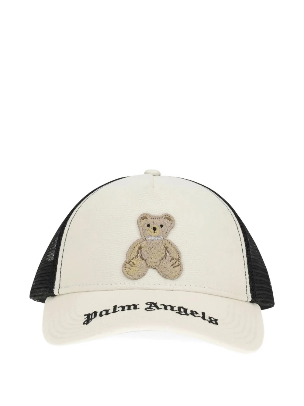 bear-appliqué trucker cap - 1