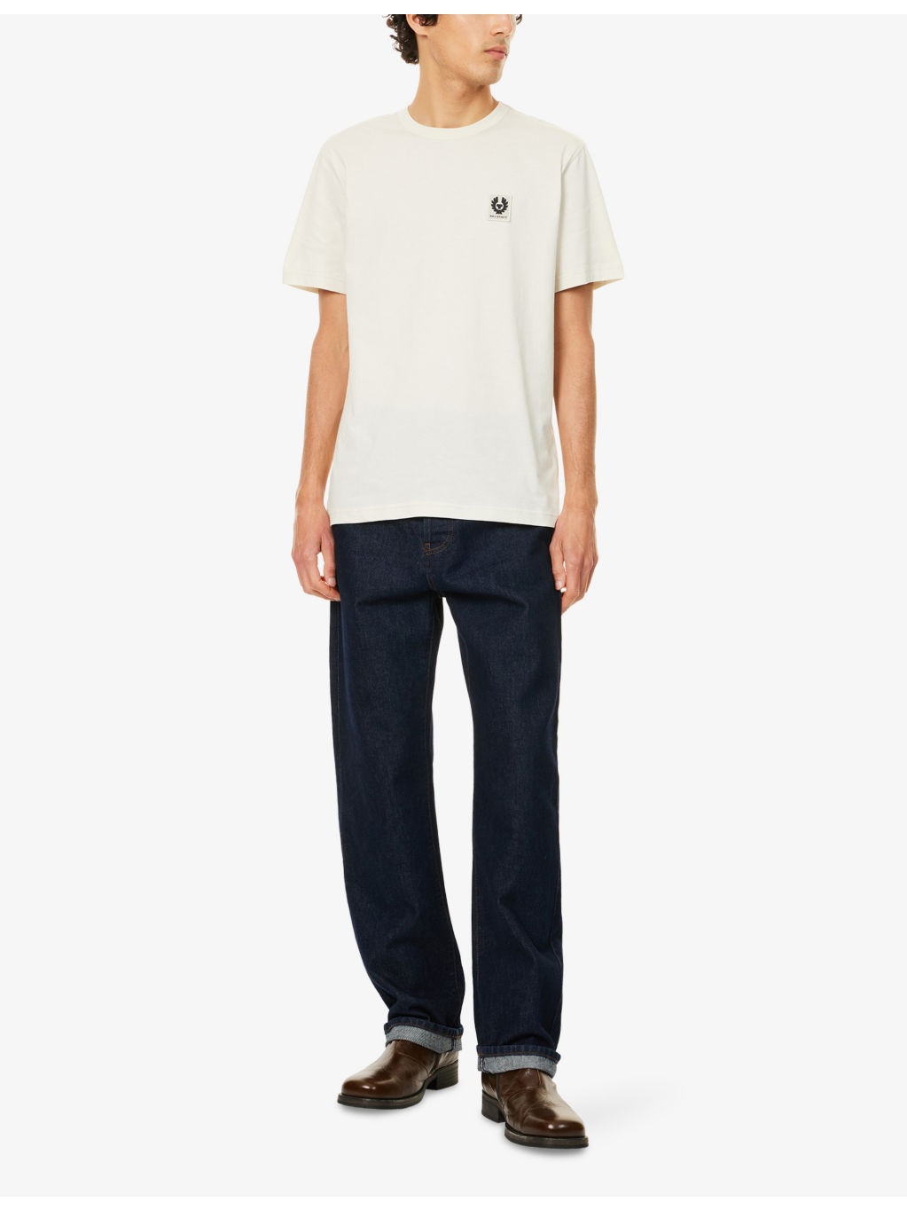 Brand-Patch Crewneck Cotton-Jersey T-Shirt - 2