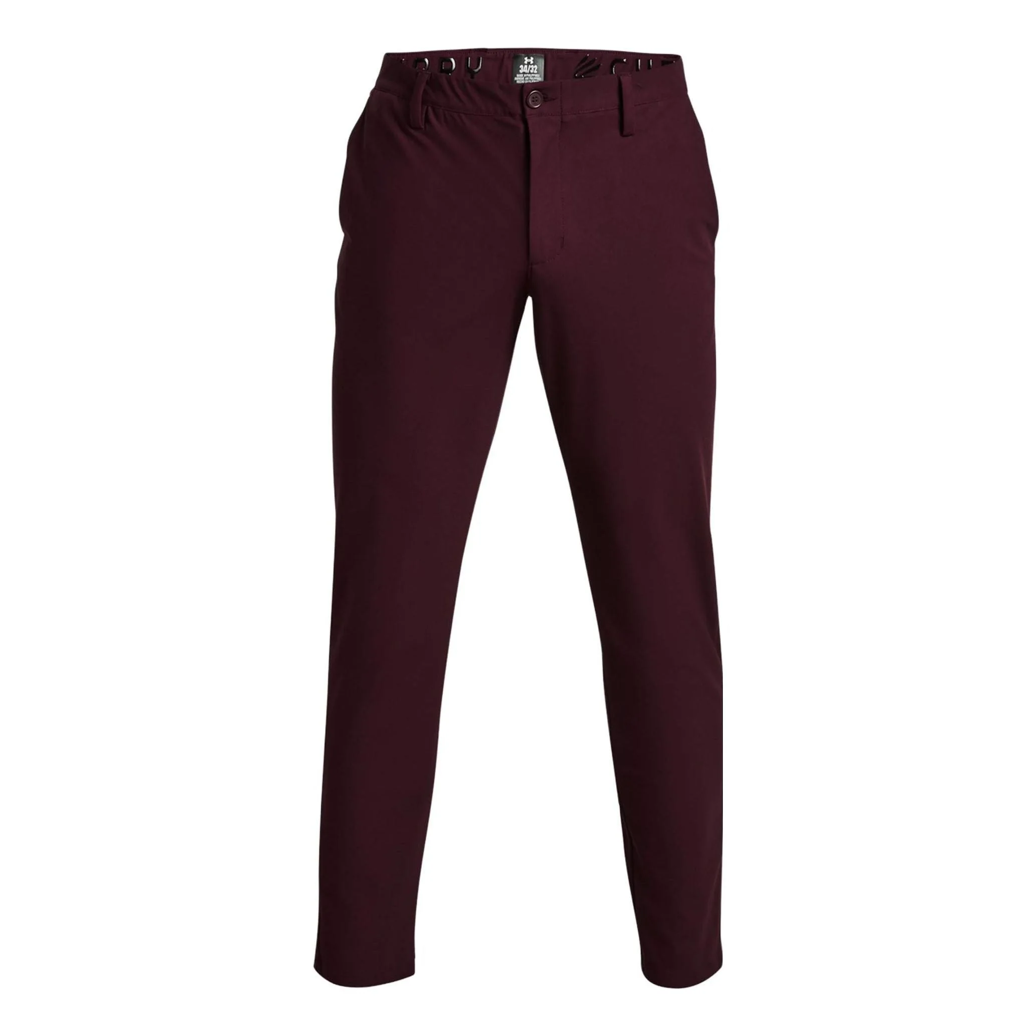Under Armour Curry Tapered Pants 'Burgundy' 1379732-600 - 1