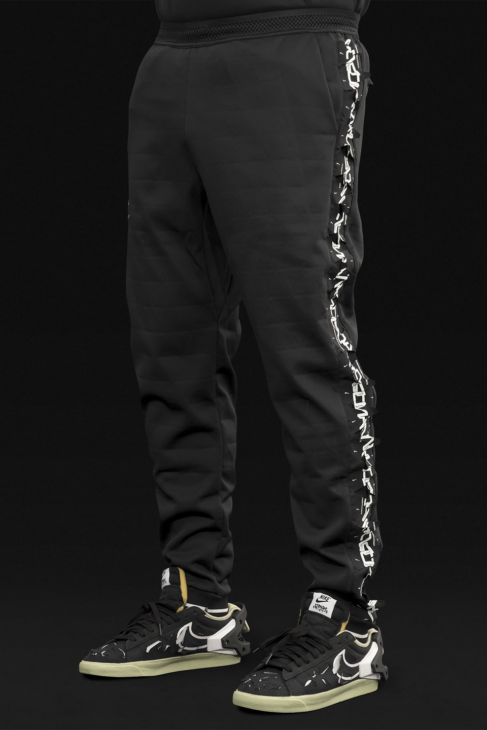 GGG-P1-011 Nike® Acronym® Track Pant Knit Black/Black - 12