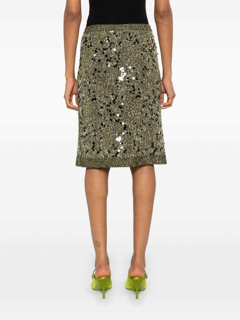 sequin-embellished mini skirt 4