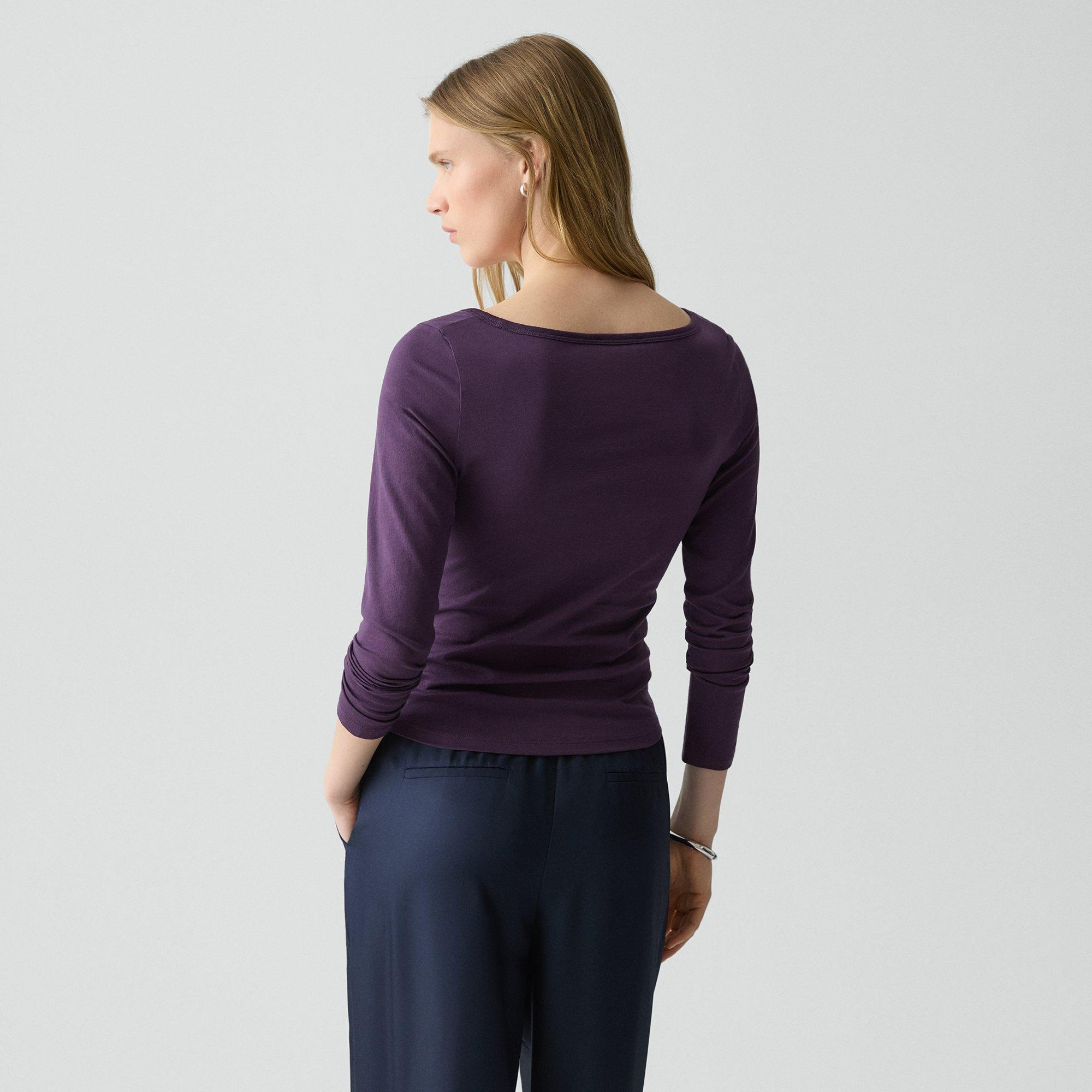 Square Neck Tee in Certified Organic Cotton - 4
