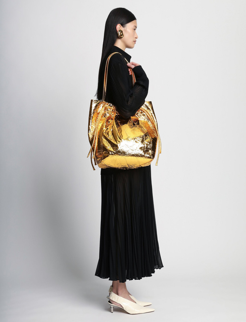 Proenza Schouler Metallic Drawstring Tote outlook