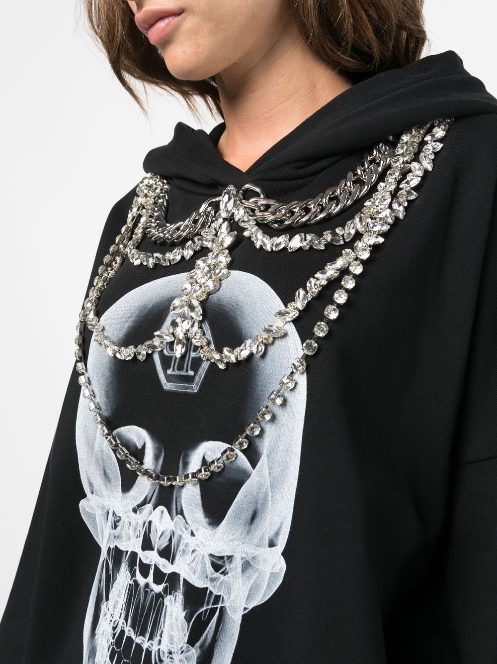 X-Ray crystal-embellished hoodie - 5
