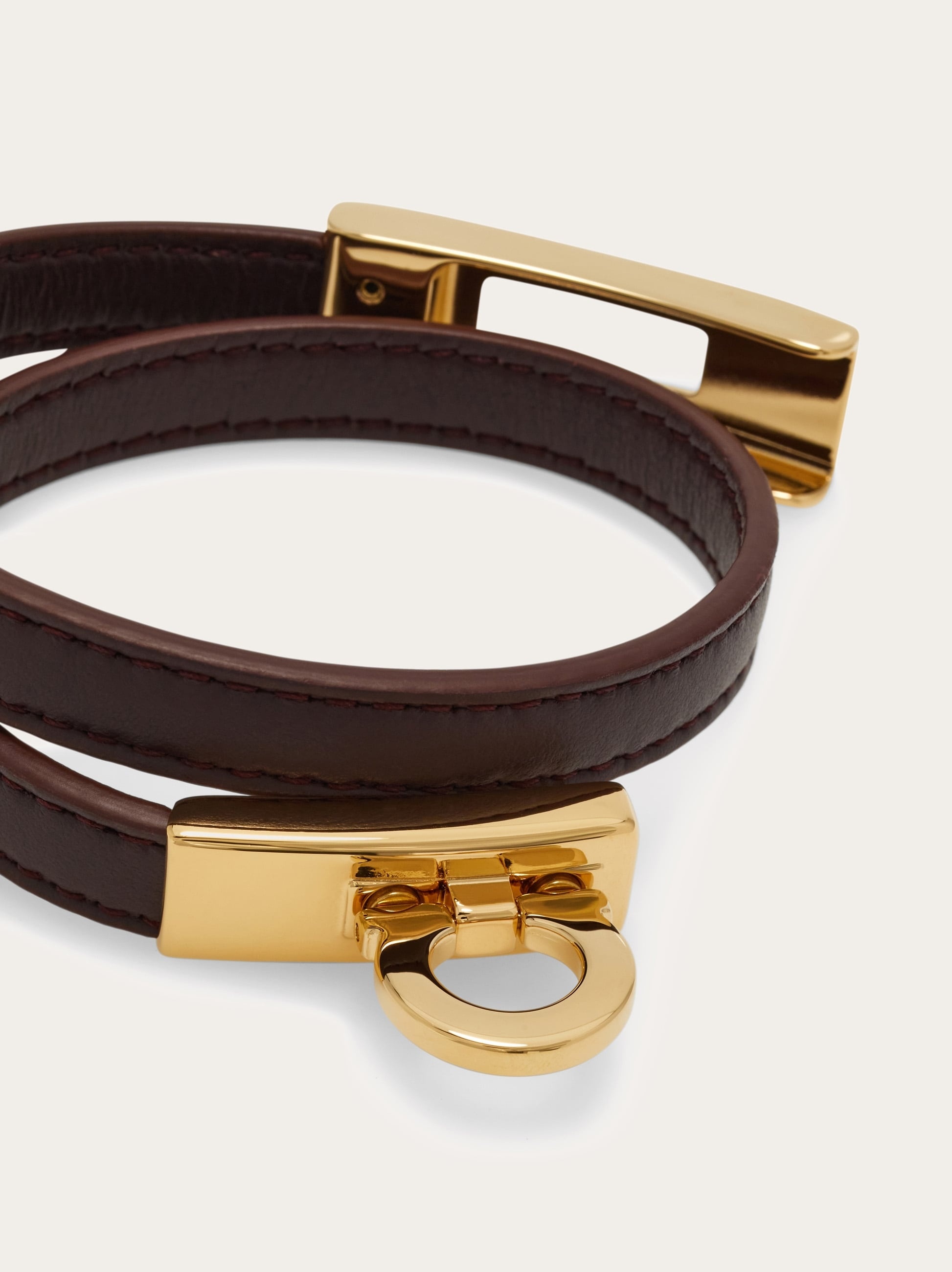 Gancini double twist bracelet - size 17 - 2